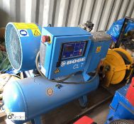 Mobile Air Pressure Generation Rig with Boge C7LR receiver mounted air compressor, 10bar, year 2011,