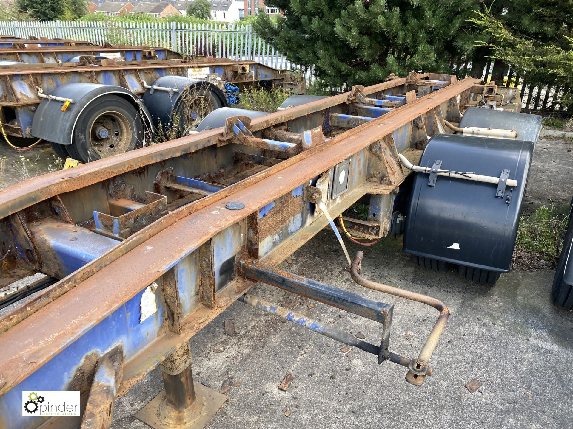 Don-Bur DC18BT twin axle draw bar Demount Trailer, year 2006, 18tonne GVW, registration C225267, - Image 4 of 5