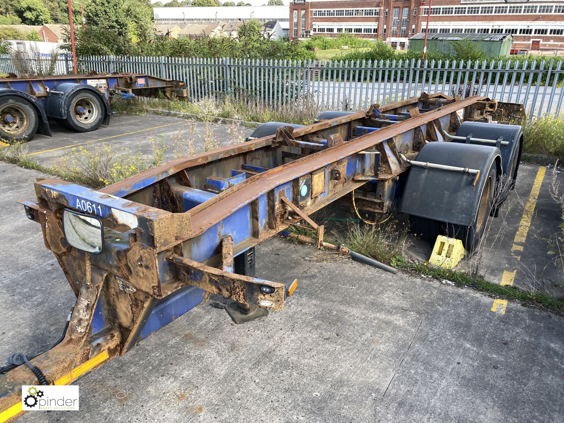 Don-Bur DC18BT twin axle draw bar Demount Trailer, year 2006, 18tonne GVW, registration C225276, - Image 2 of 5