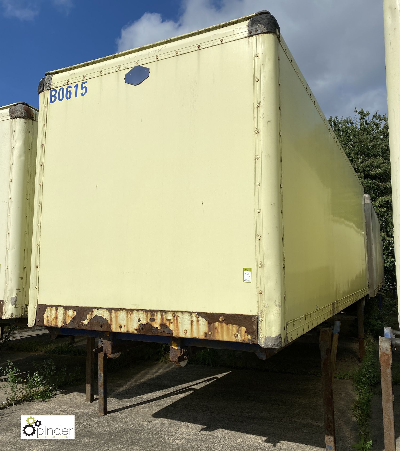 Cartwright Demountable Box, 7550mm x 2550mm, fleet number ARCB0615