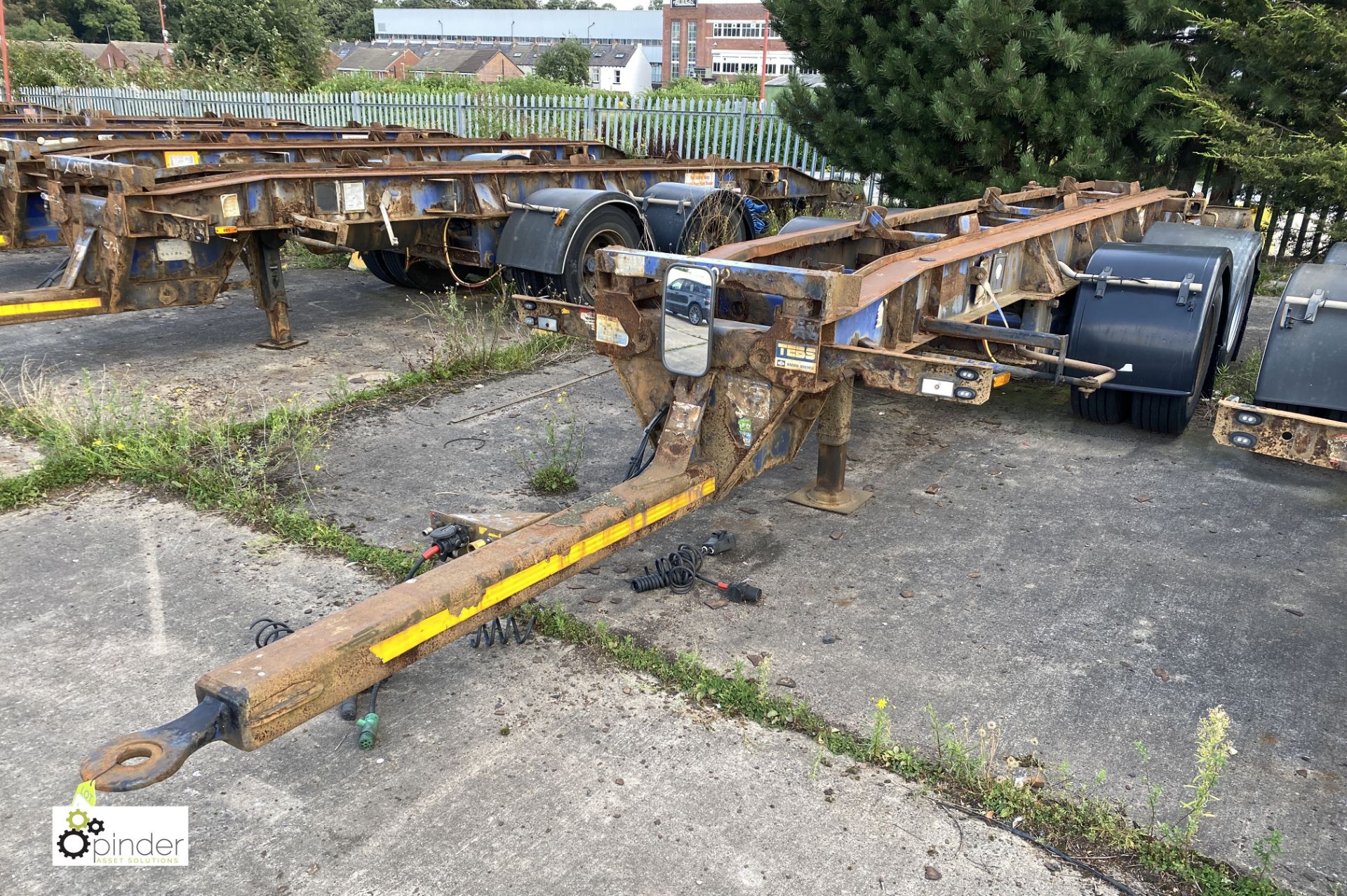 Don-Bur DC18BT twin axle draw bar Demount Trailer, year 2006, 18tonne GVW, registration C225267,