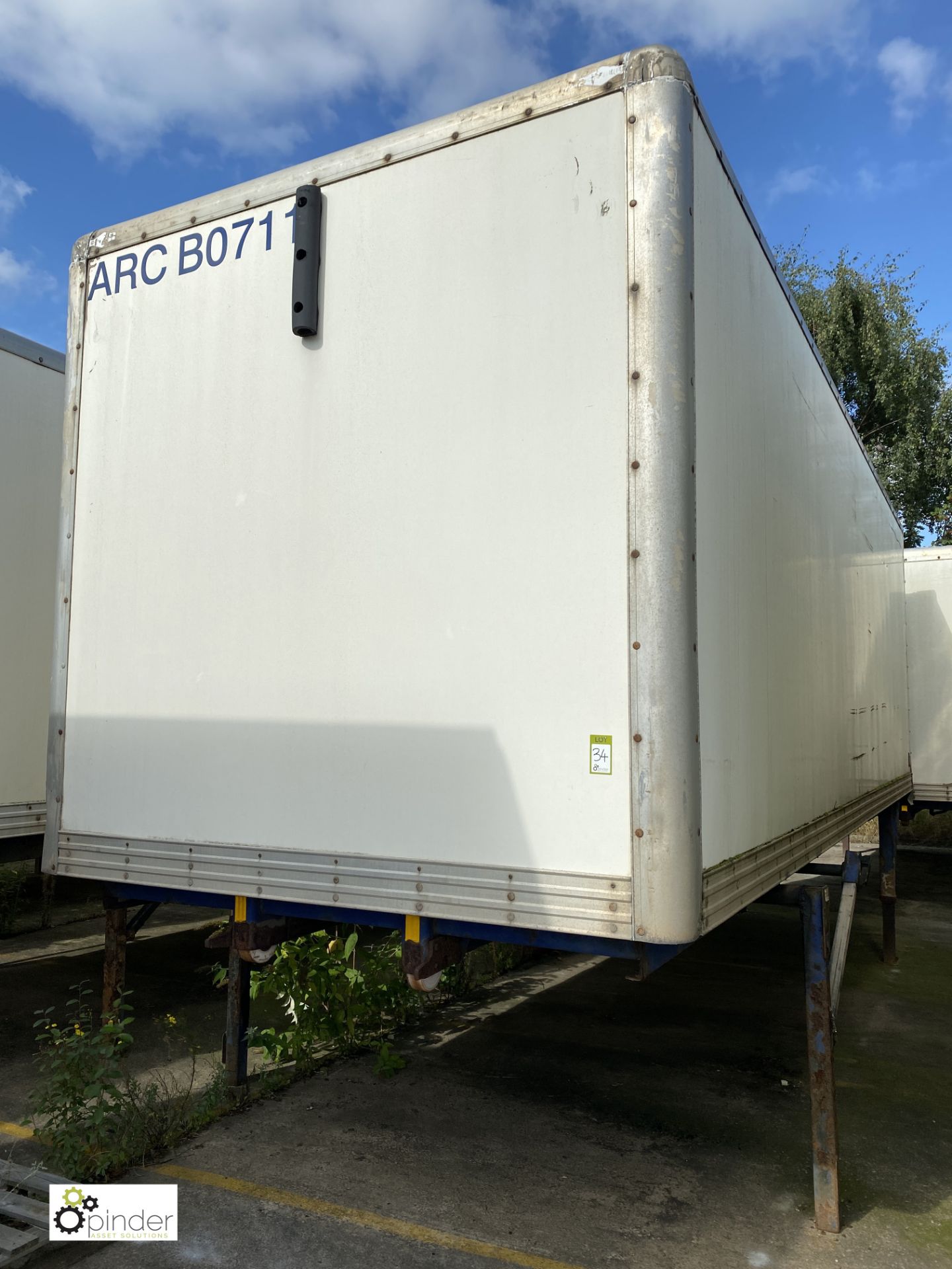 Demountable Box, 7550mm x 2550mm, fleet number ARCB0711