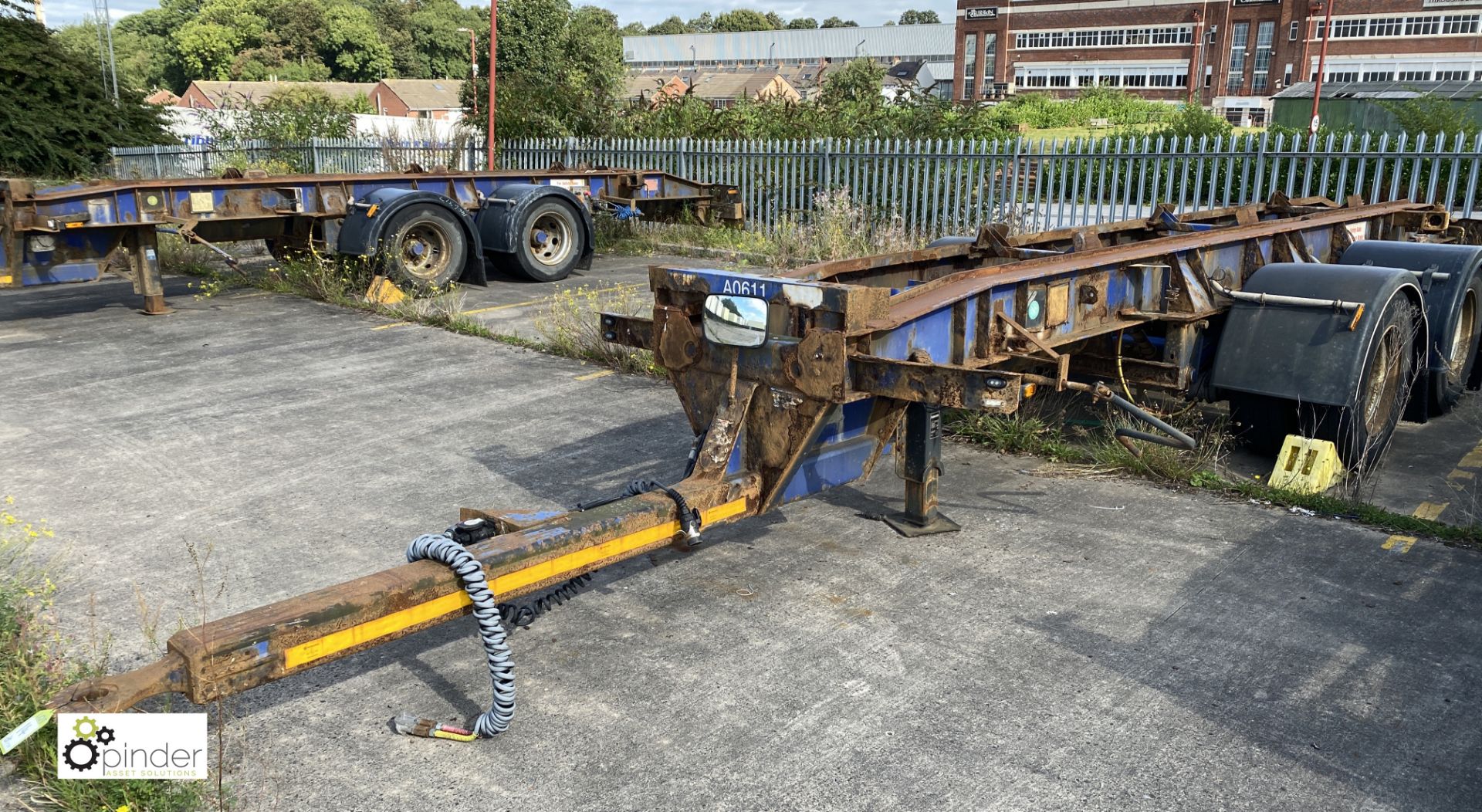 Don-Bur DC18BT twin axle draw bar Demount Trailer, year 2006, 18tonne GVW, registration C225276,