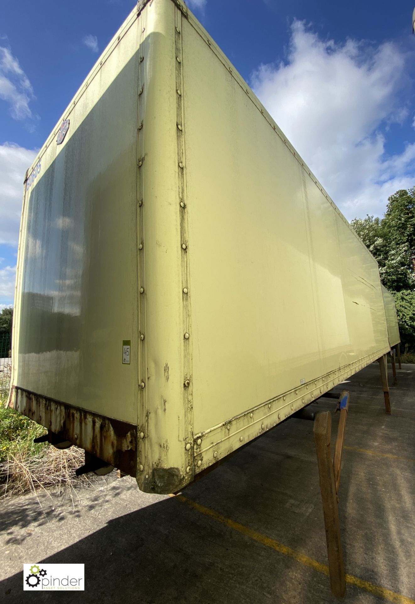 Cartwright Demountable Box, 7550mm x 2550mm, fleet number ARCB0605