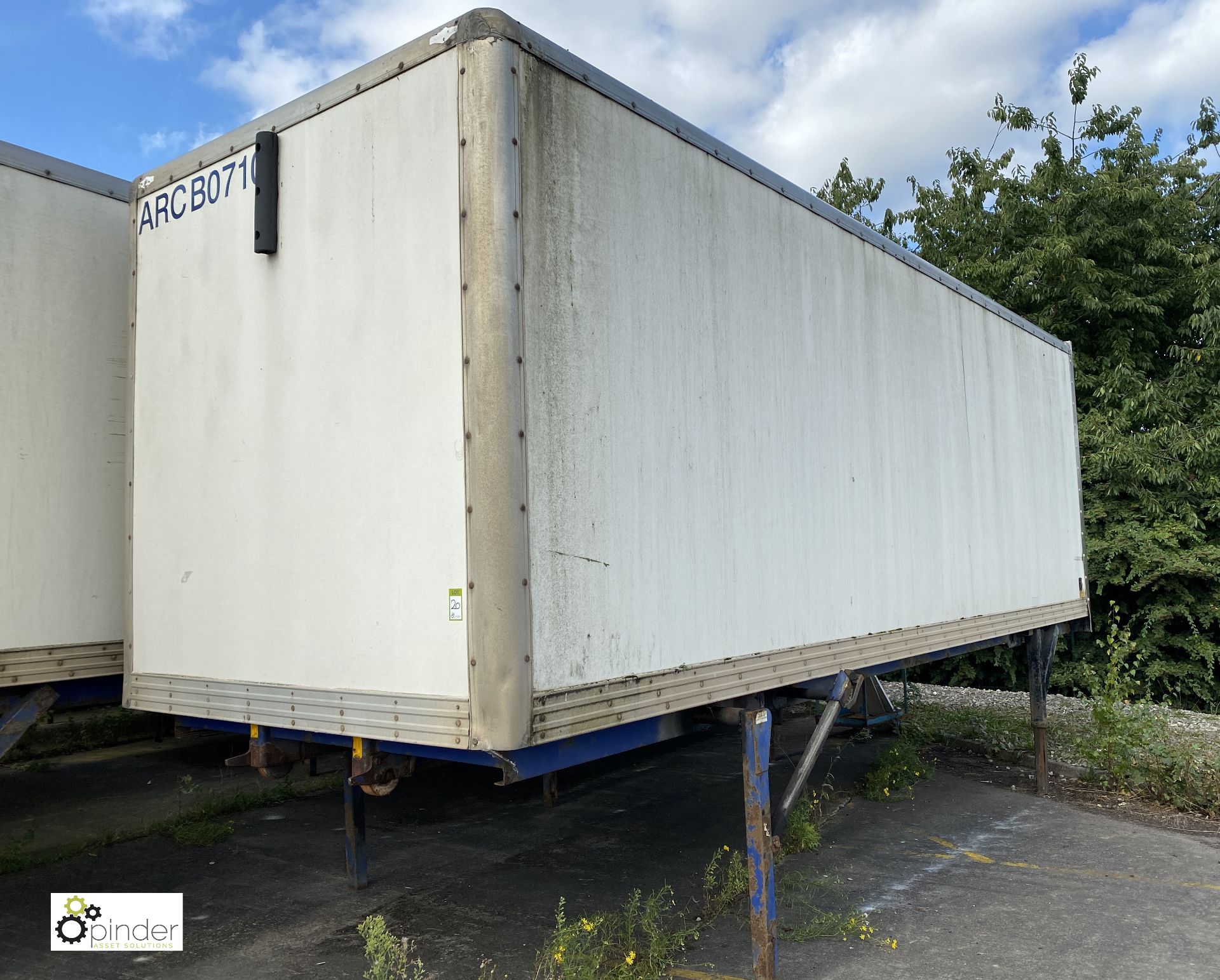 Demountable Box, 7550mm x 2550mm, fleet number ARCB0710