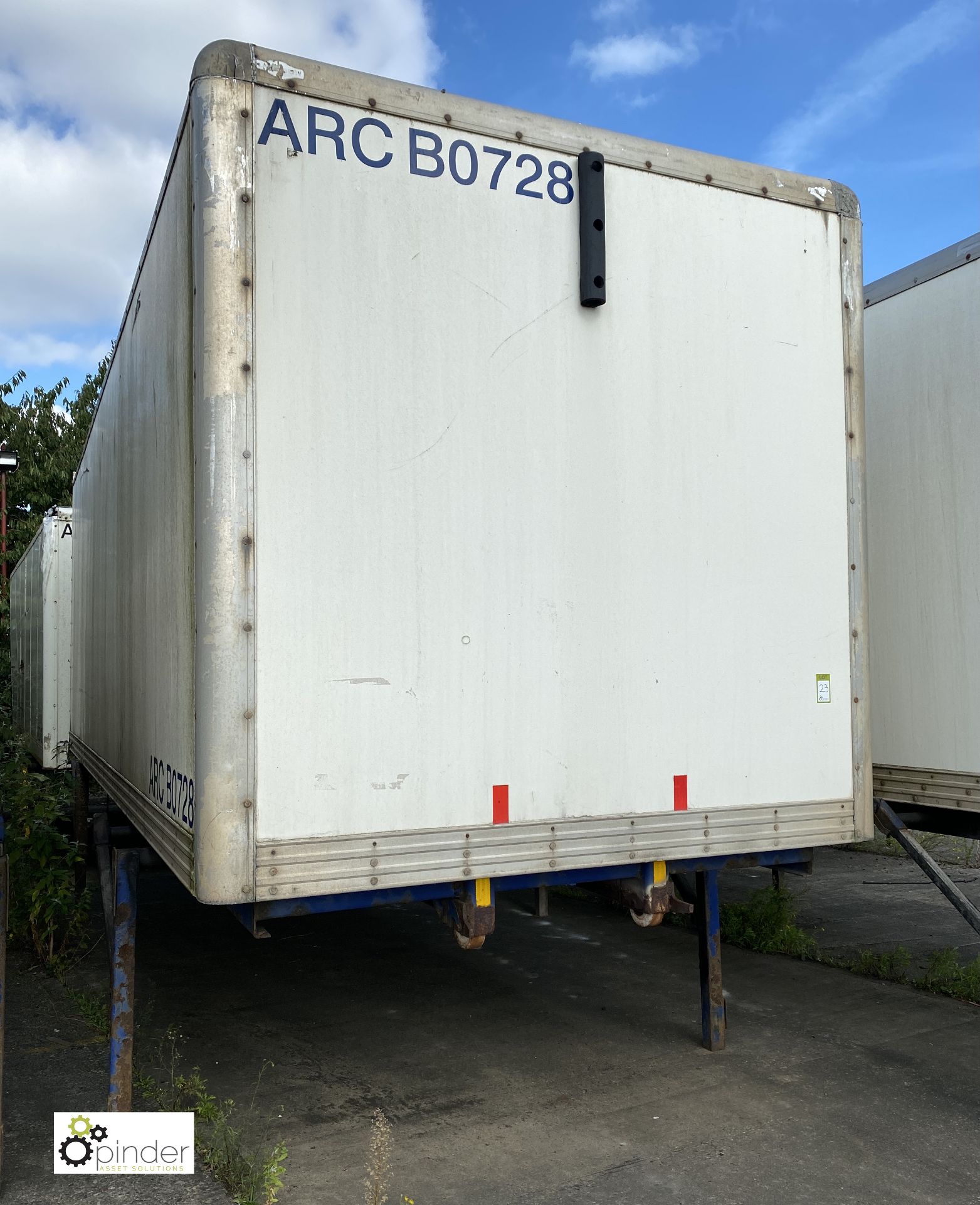 Demountable Box, 7550mm x 2550mm, fleet number ARCB0728