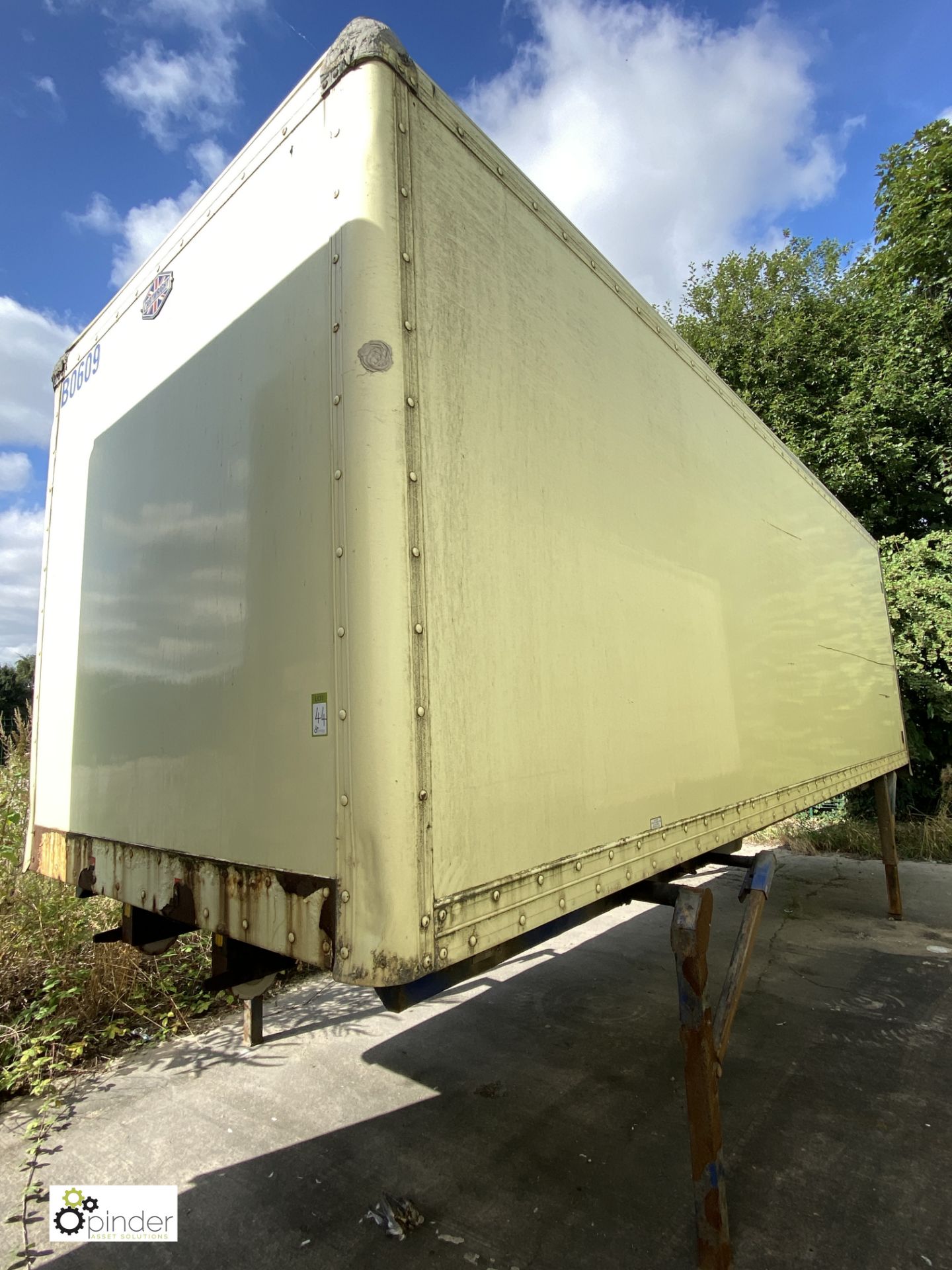 Cartwright Demountable Box, 7550mm x 2550mm, fleet number ARCB0609