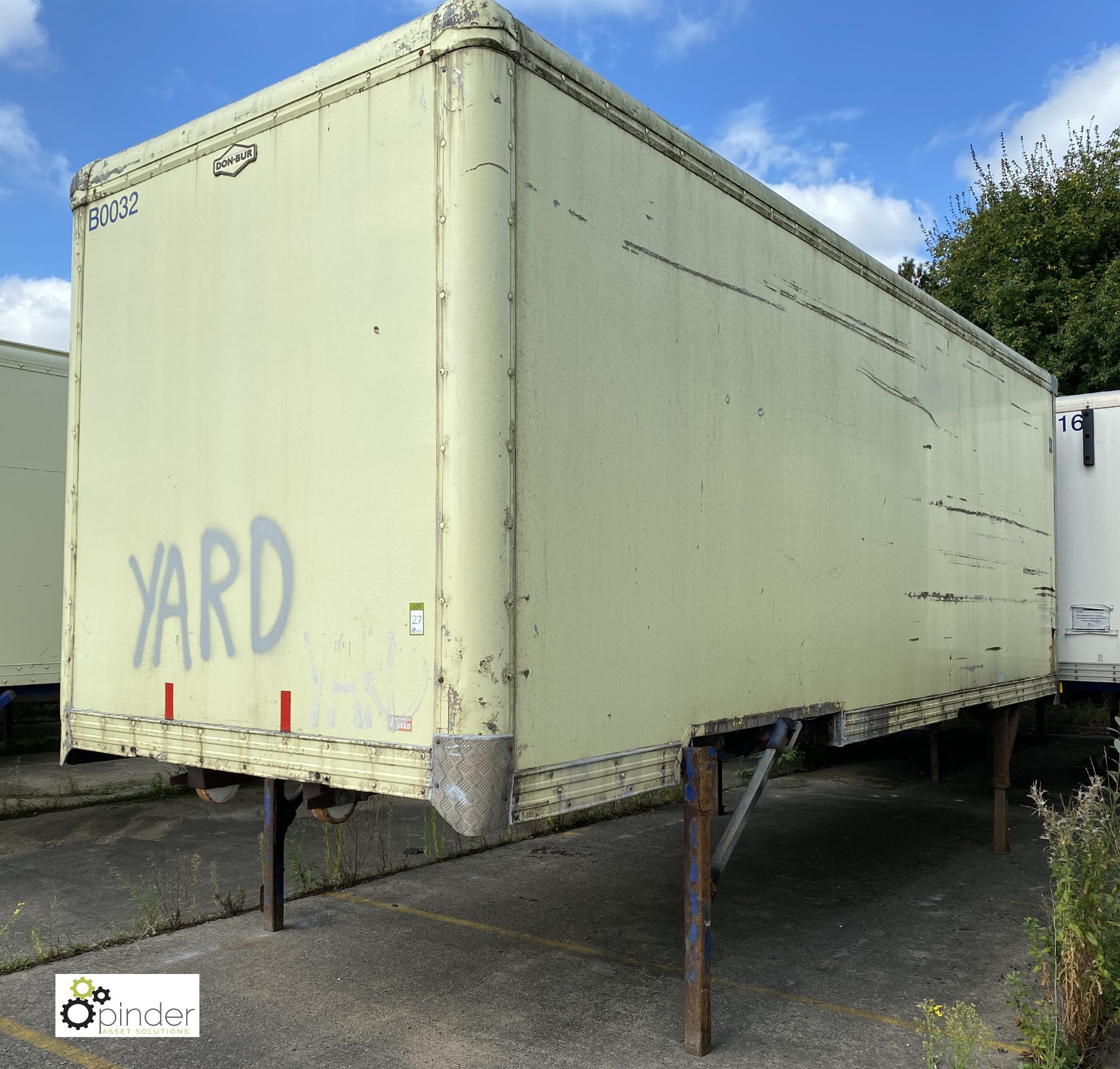 Don-Bur Demountable Box, 7550mm x 2550mm, fleet number ARCB0032