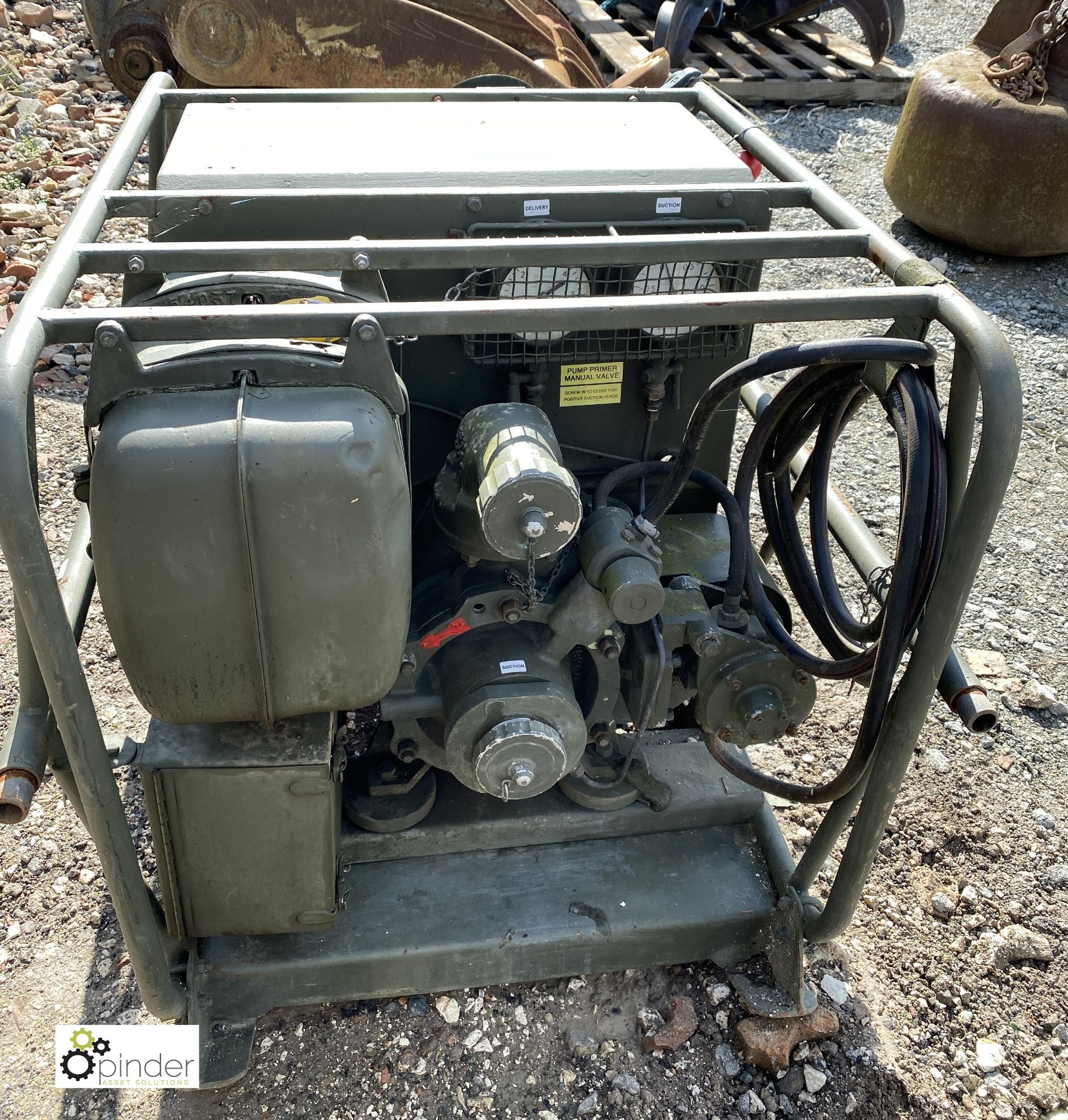 Diesel driven Fuel Transfer Pump, with Petter AC2 engine, 8.2kw - Image 6 of 7