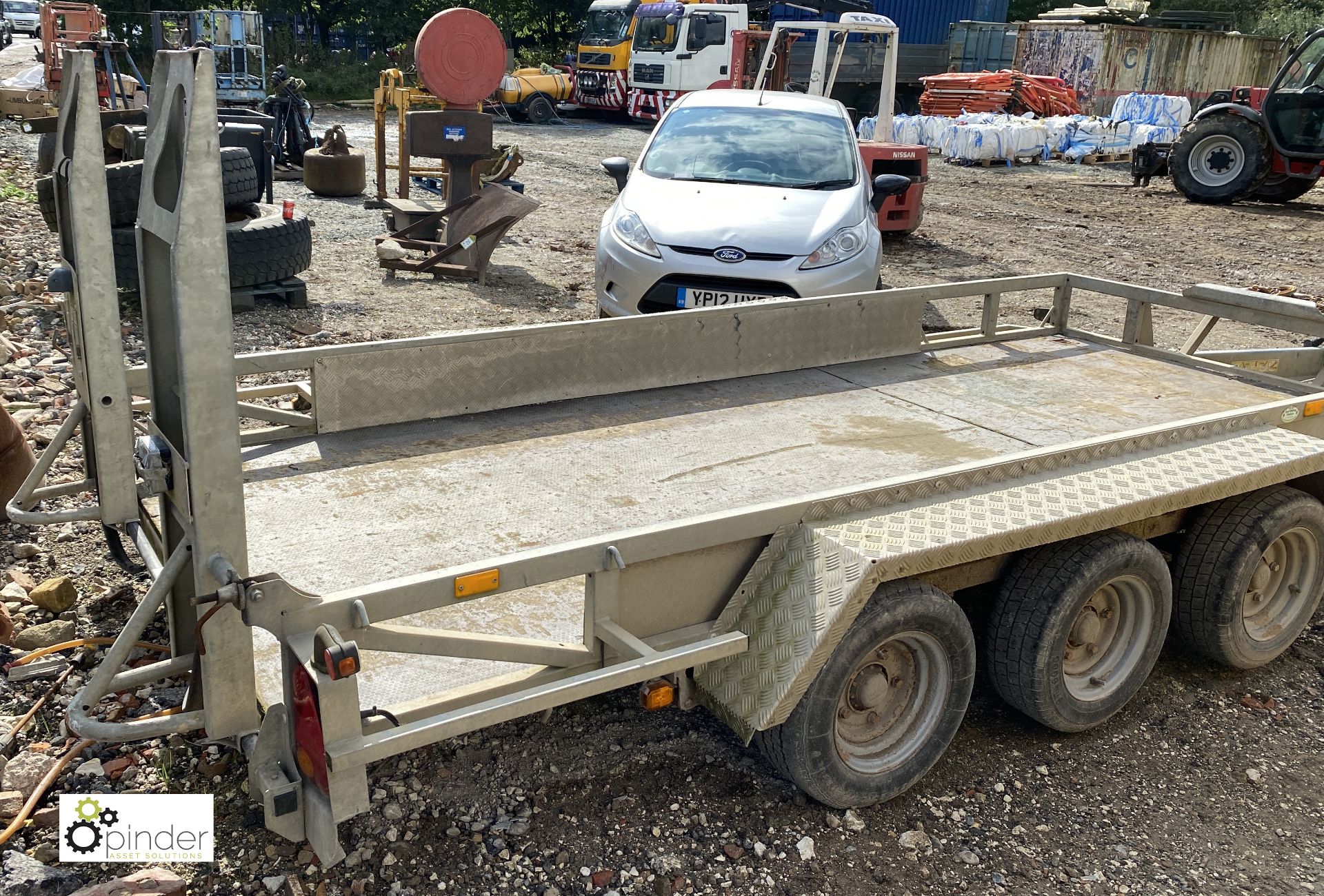 Ifor Williams 3Hb GP146 G3 triple axle Trailer, 3500kg, with fold down ramps, 4300mm x 1800mm - Image 11 of 11