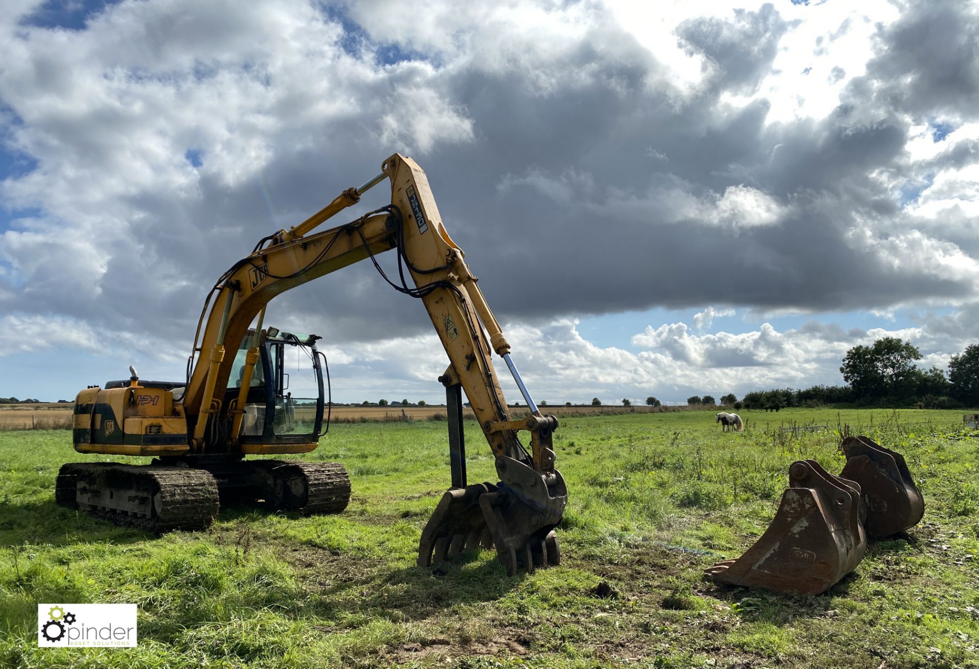 JCB JS130 360° Excavator, with JCB quick hitch, VIN SLPJS9022E0890309, product ID 0890309, year - Image 2 of 19