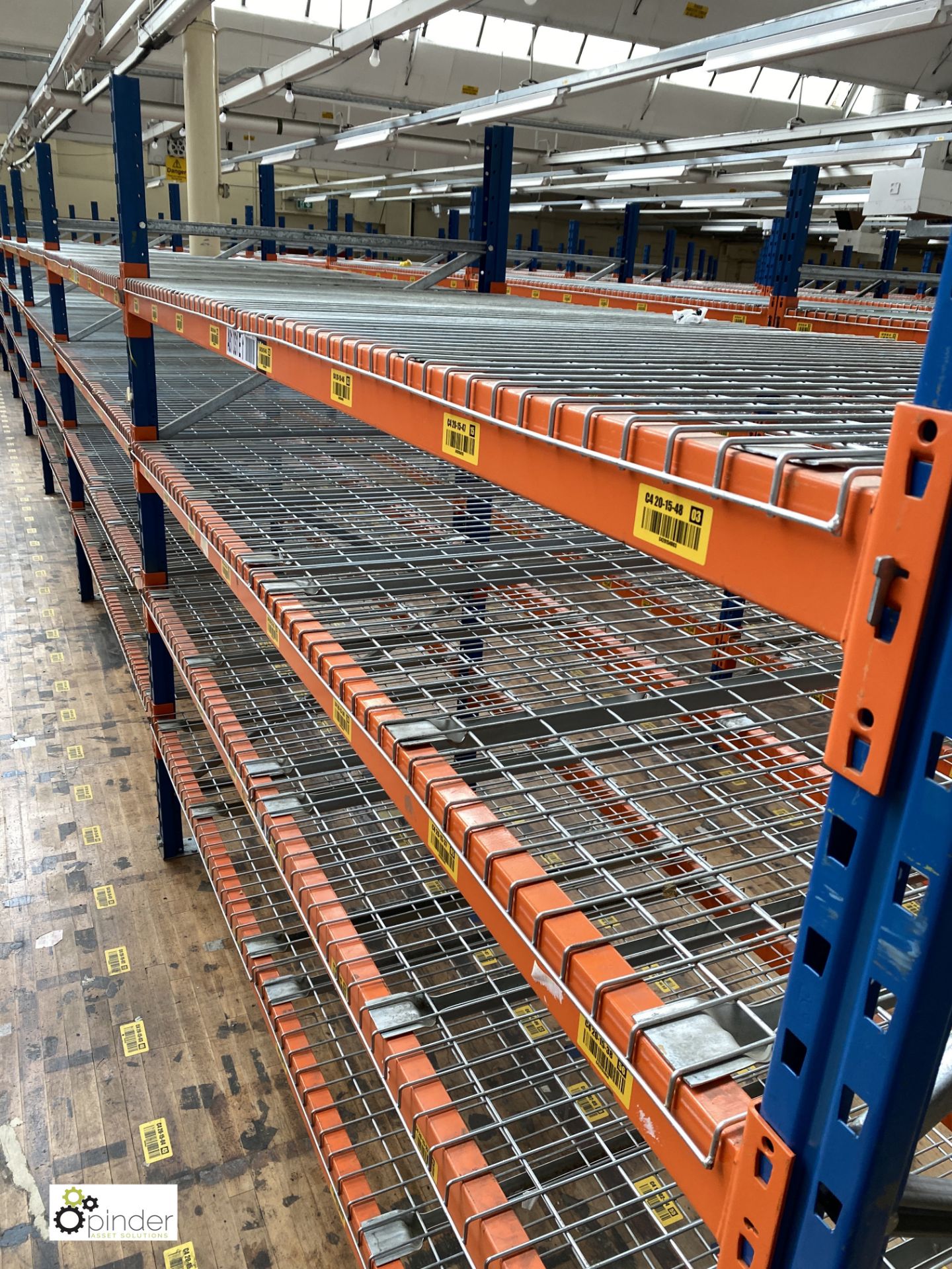 8 bays PSS 2K85 16 boltless Stock Racking, comprising 9 uprights 2400mm x 1200mm, 64 beams 2700mm, - Image 2 of 4