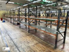 11 bays Dexion Speedlock boltless Racking, comprising 9 uprights 2440mm x 910mm, 3 uprights 1835mm x