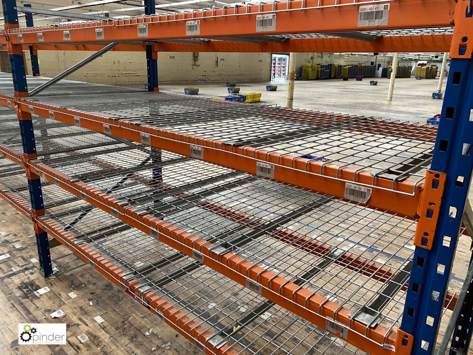 8 bays PSS 2K85 16 boltless Stock Racking, comprising 9 uprights 2400mm x 1200mm, 64 beams 2700mm, - Image 3 of 5