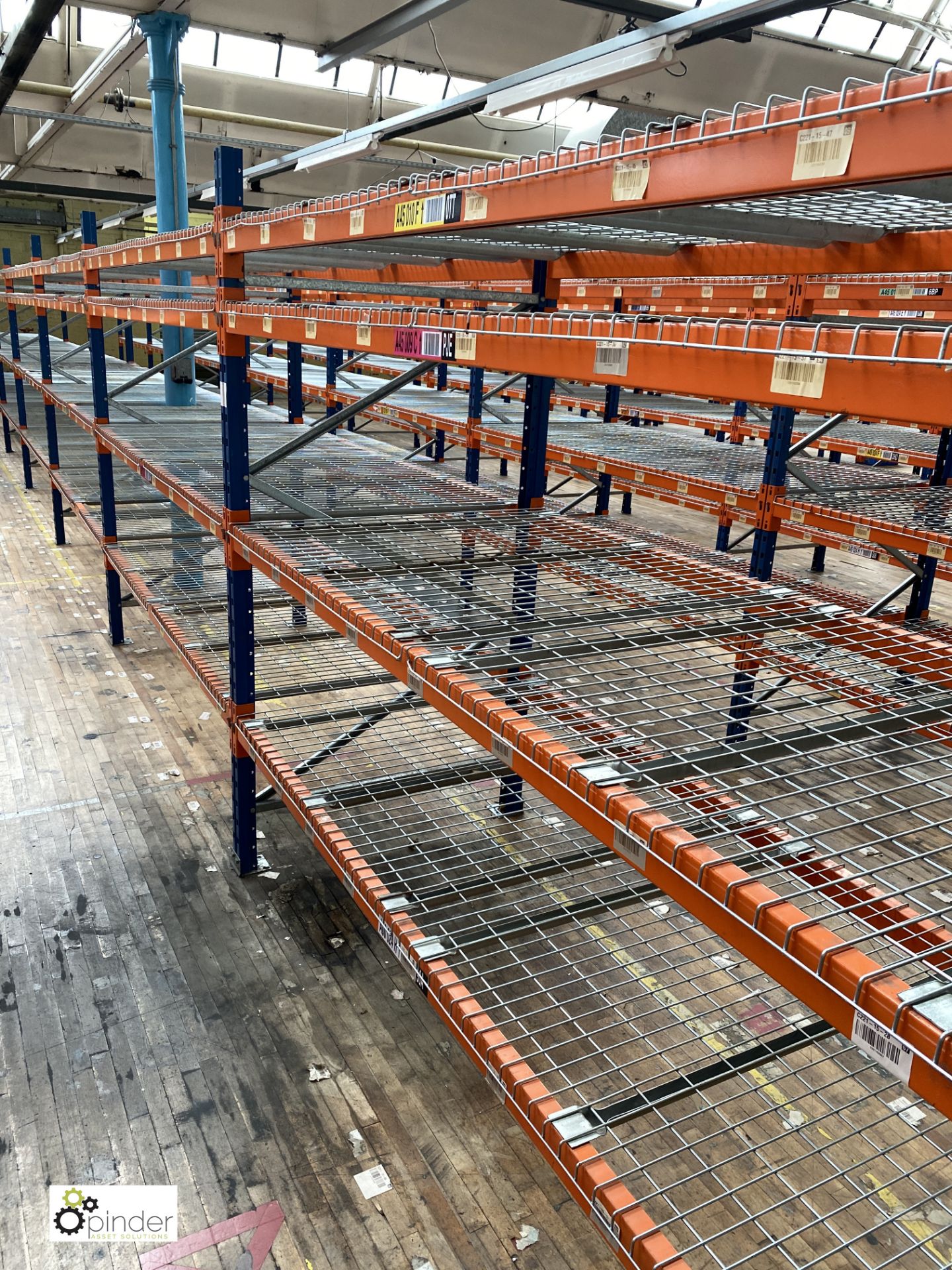 7 bays PSS 2K85 16 boltless Stock Racking, comprising 8 uprights 2400mm x 1200mm, 56 beams 2700mm, - Image 2 of 4