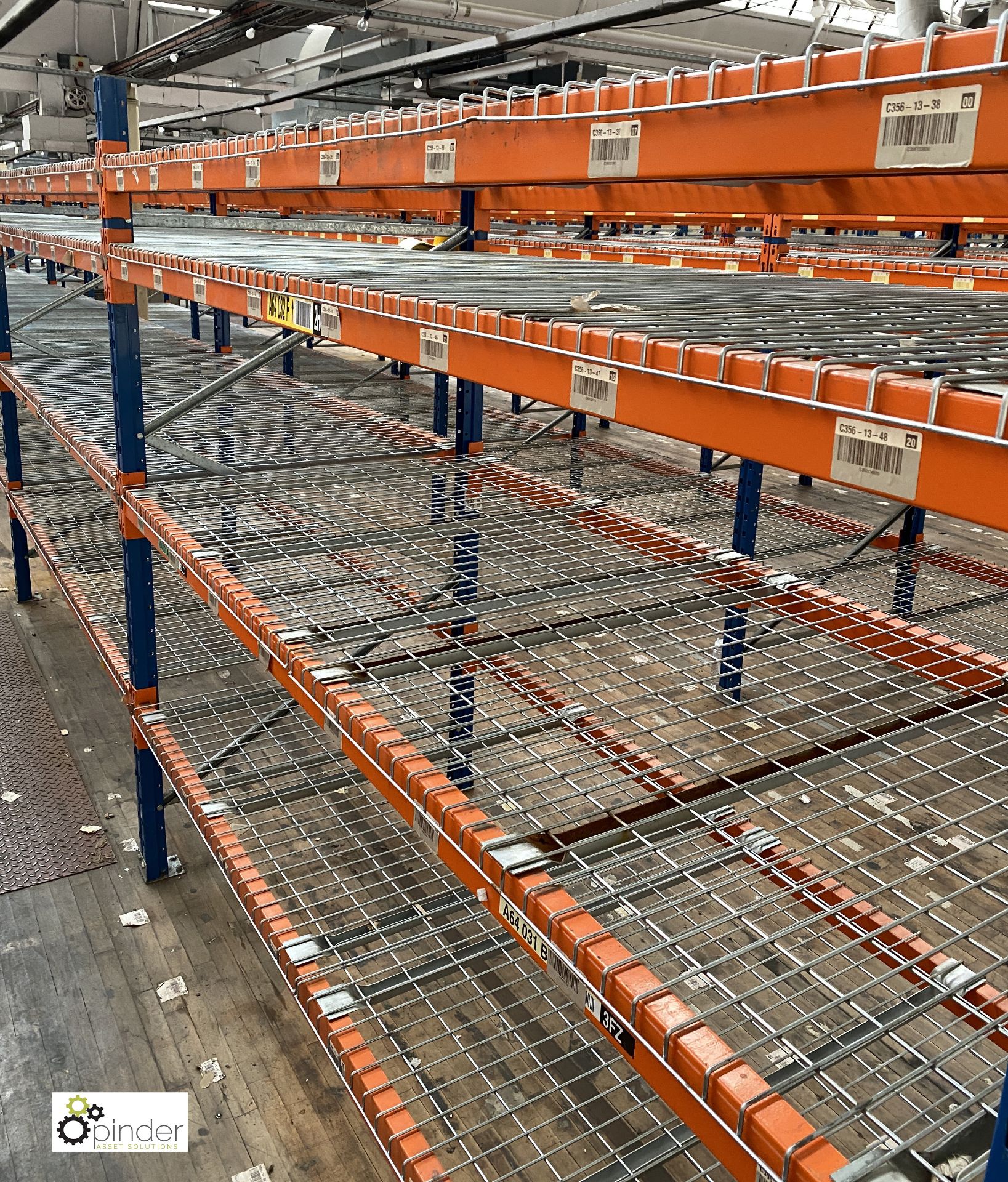 7 bays PSS 2K85 16 boltless Stock Racking, comprising 8 uprights 2400mm x 1200mm, 56 beams 2700mm, - Image 2 of 4