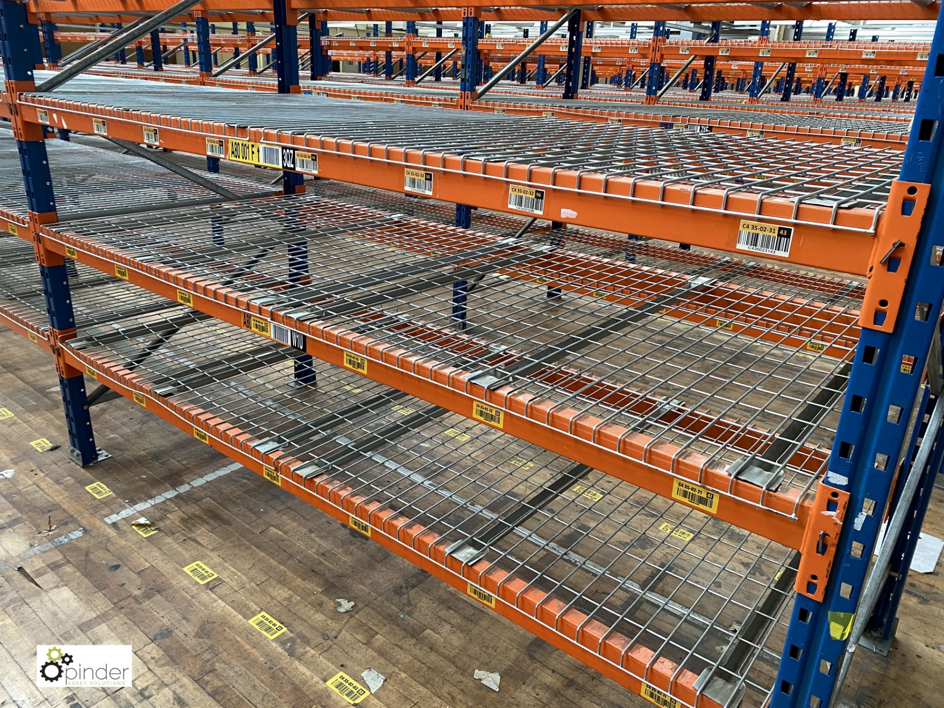 8 bays PSS 2K85 16 boltless Stock Racking, comprising 9 uprights 2400mm x 1200mm, 64 beams 2700mm, - Image 3 of 4