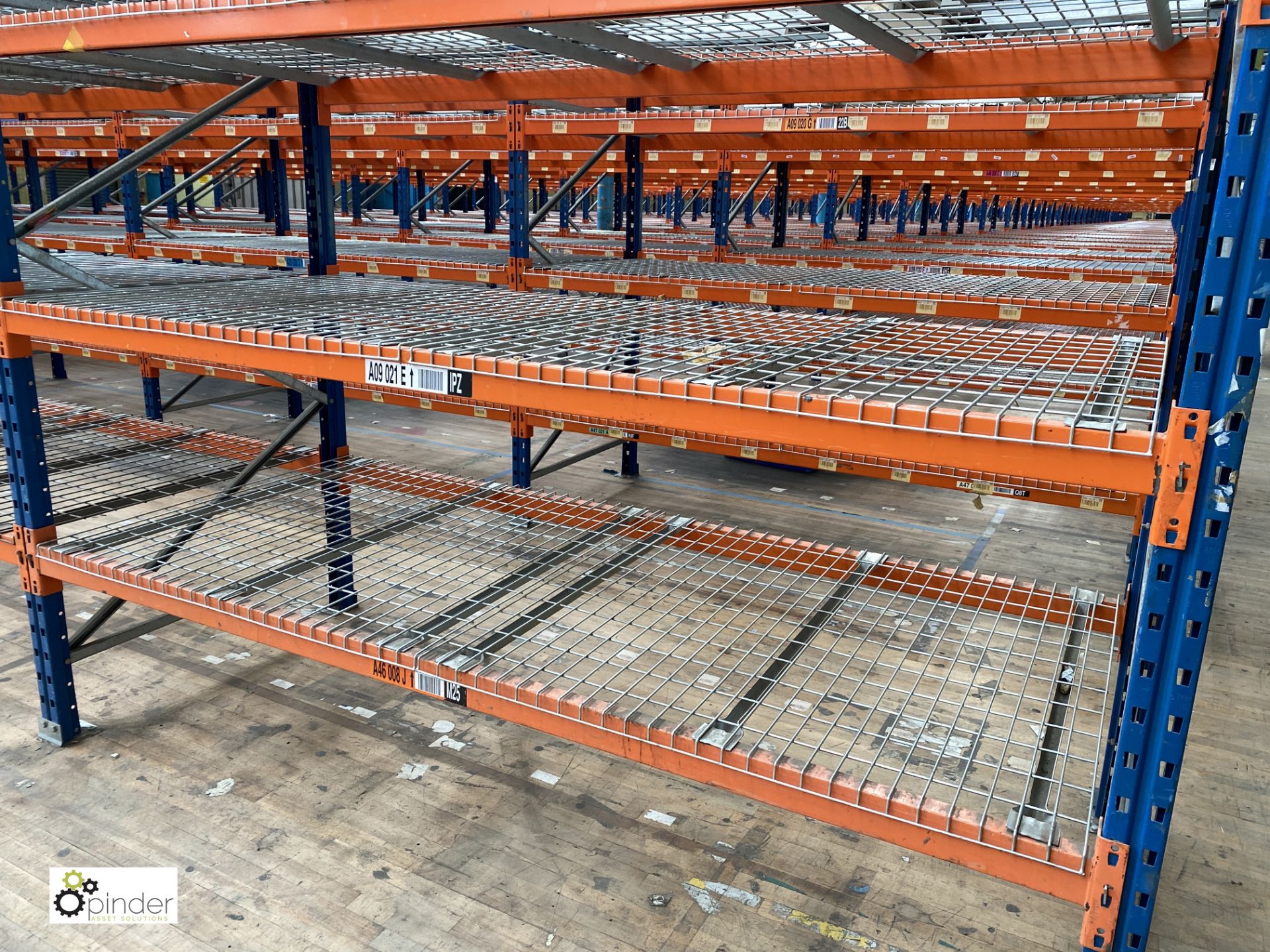 6 bays PSS 2K85 16 boltless Stock Racking, comprising 7 uprights 2400mm x 1200mm, 48 beams 2700mm, - Image 3 of 4