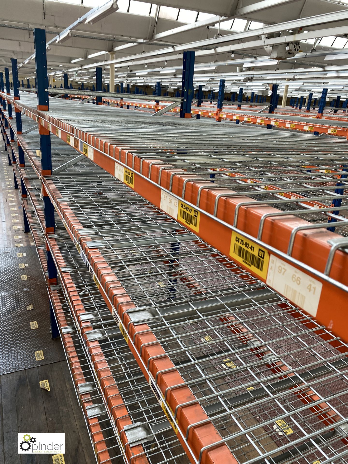 8 bays PSS 2K85 16 boltless Stock Racking, comprising 9 uprights 2400mm x 1200mm, 64 beams 2700mm, - Image 2 of 4