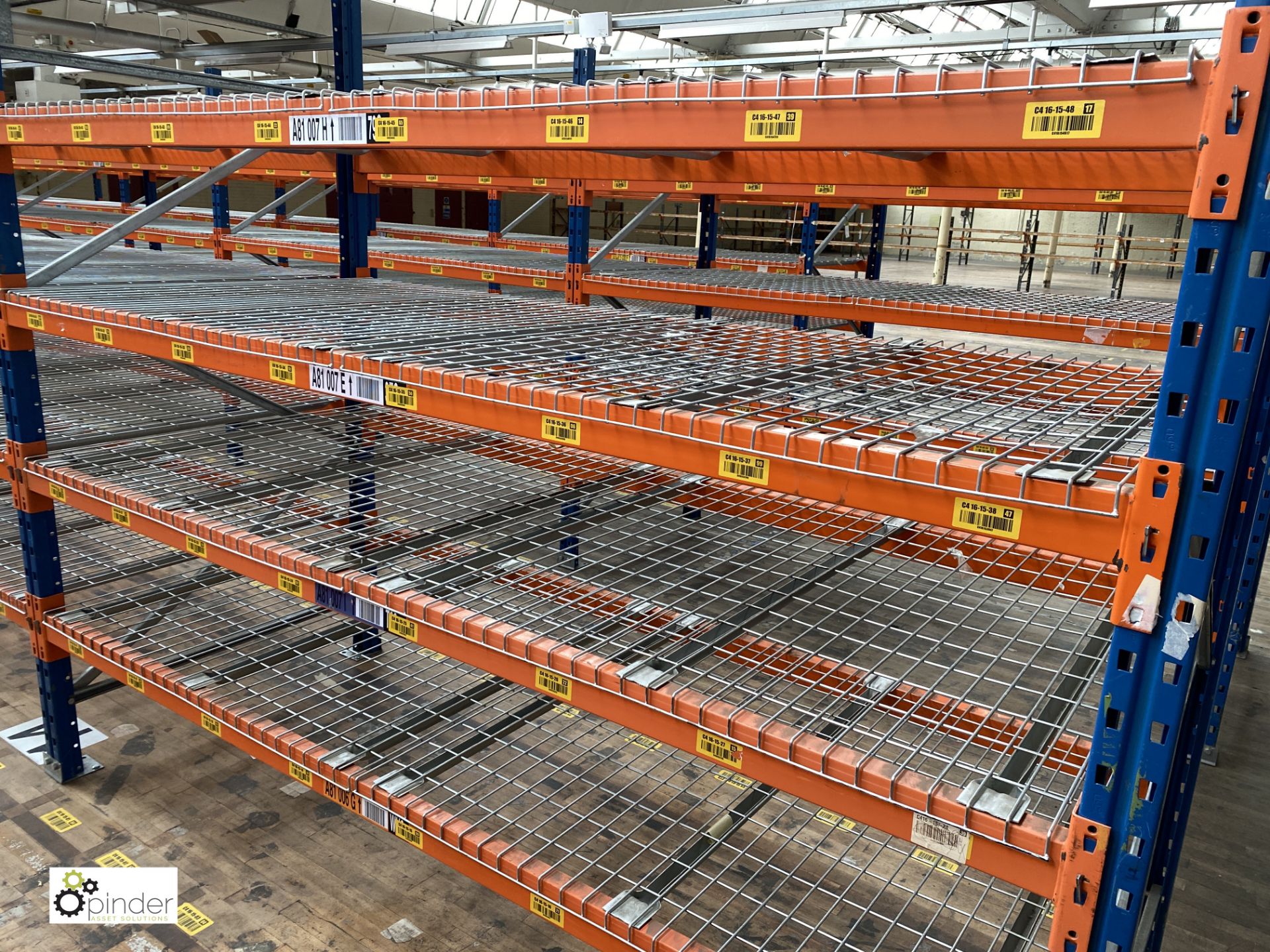 8 bays PSS 2K85 16 boltless Stock Racking, comprising 9 uprights 2400mm x 1200mm, 64 beams 2700mm, - Image 3 of 4