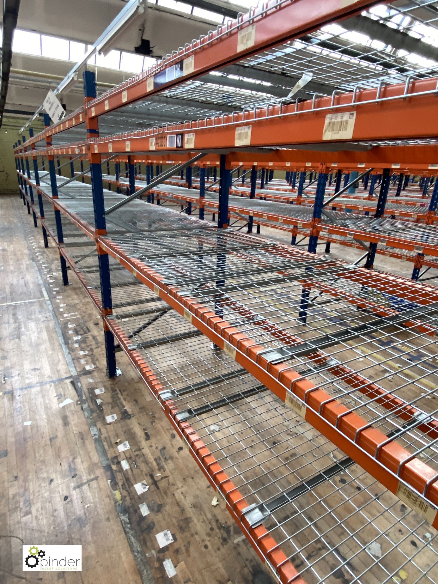 7 bays PSS 2K85 16 boltless Stock Racking, comprising 8 uprights 2400mm x 1200mm, 56 beams 2700mm, - Image 2 of 4