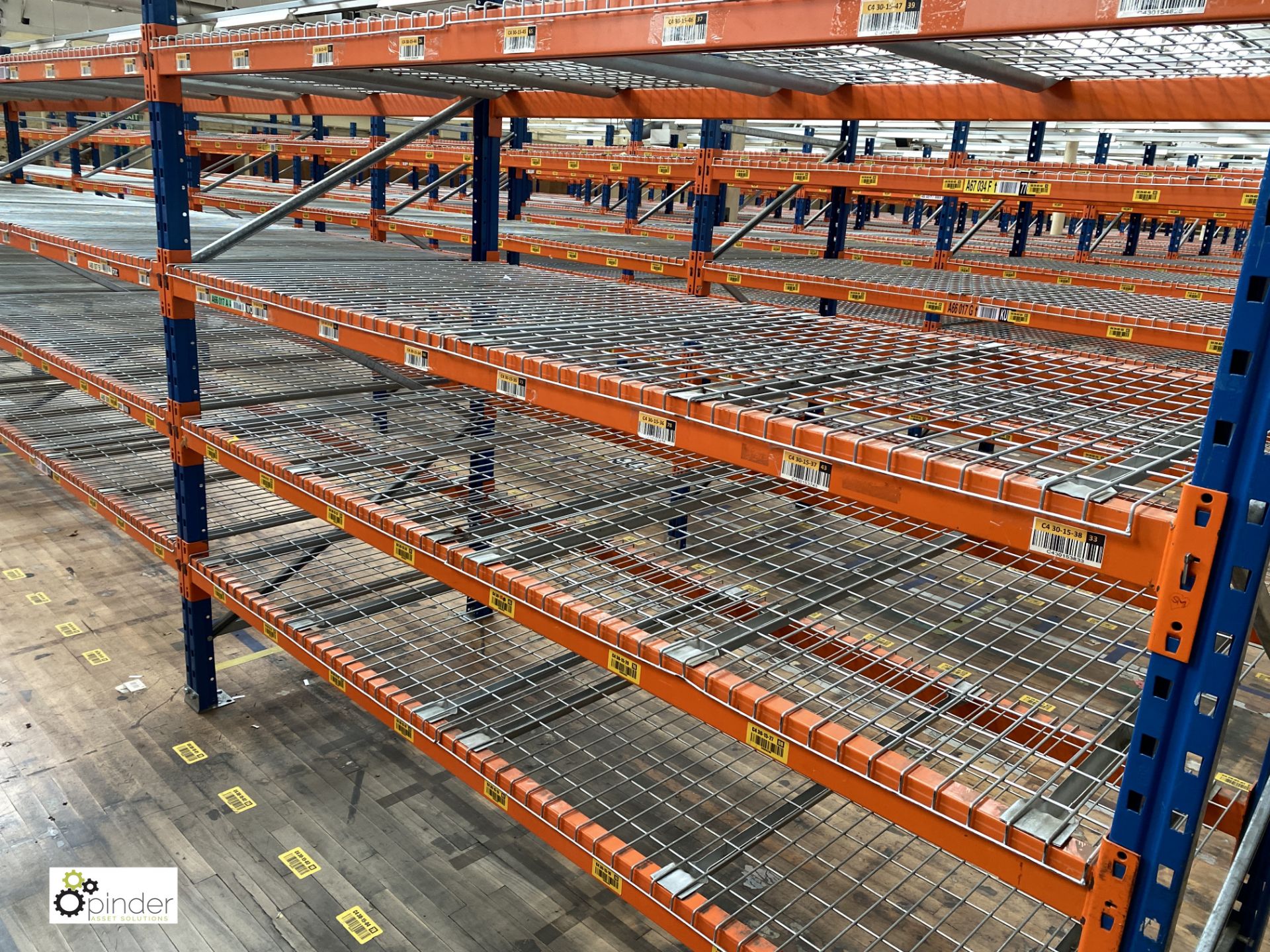 7 bays PSS 2K85 16 boltless Stock Racking, comprising 8 uprights 2400mm x 1200mm, 56 beams 2700mm, - Image 3 of 4