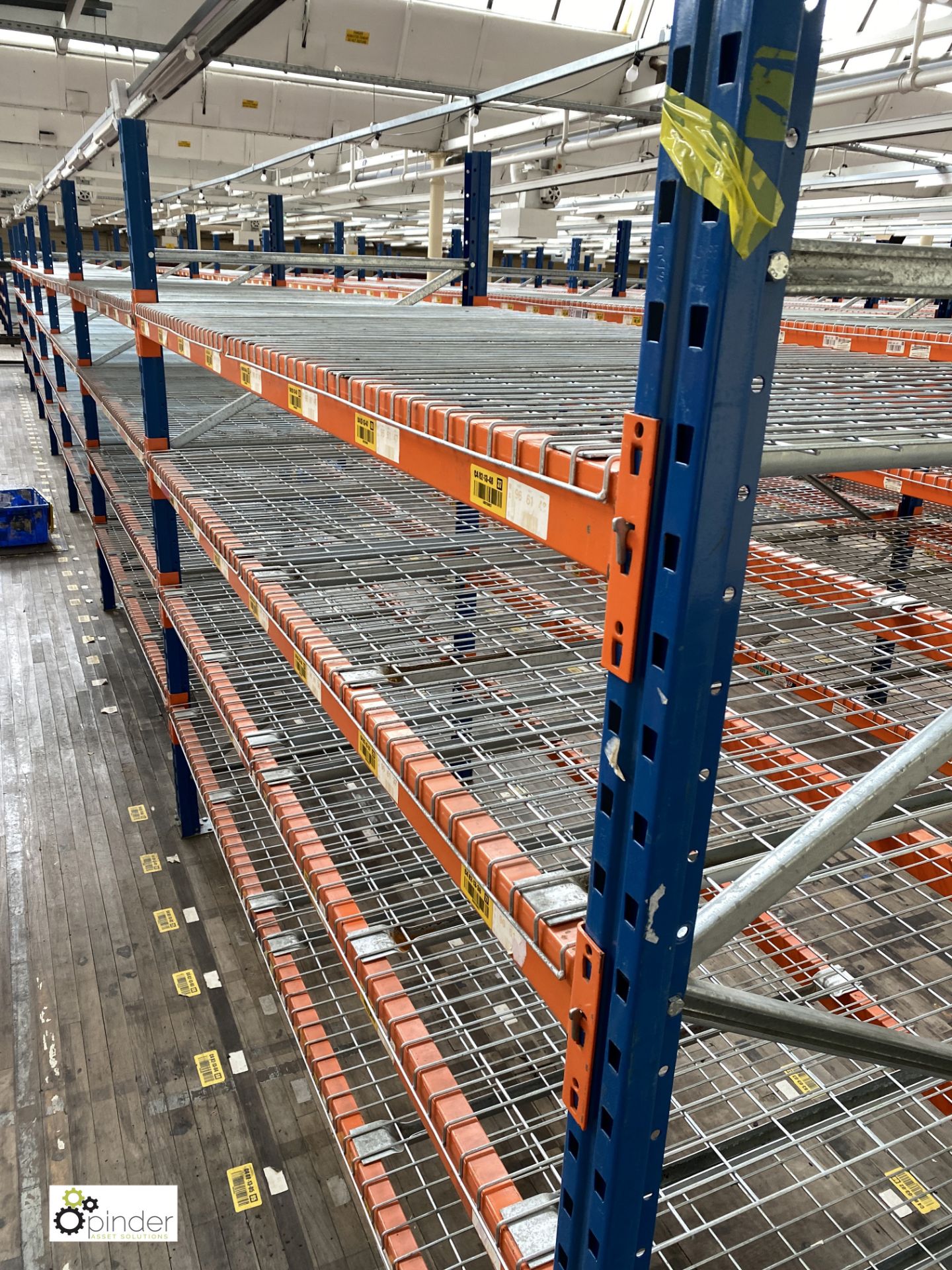 7 bays PSS 2K85 16 boltless Stock Racking, comprising 8 uprights 2400mm x 1200mm, 56 beams 2700mm, - Image 2 of 4