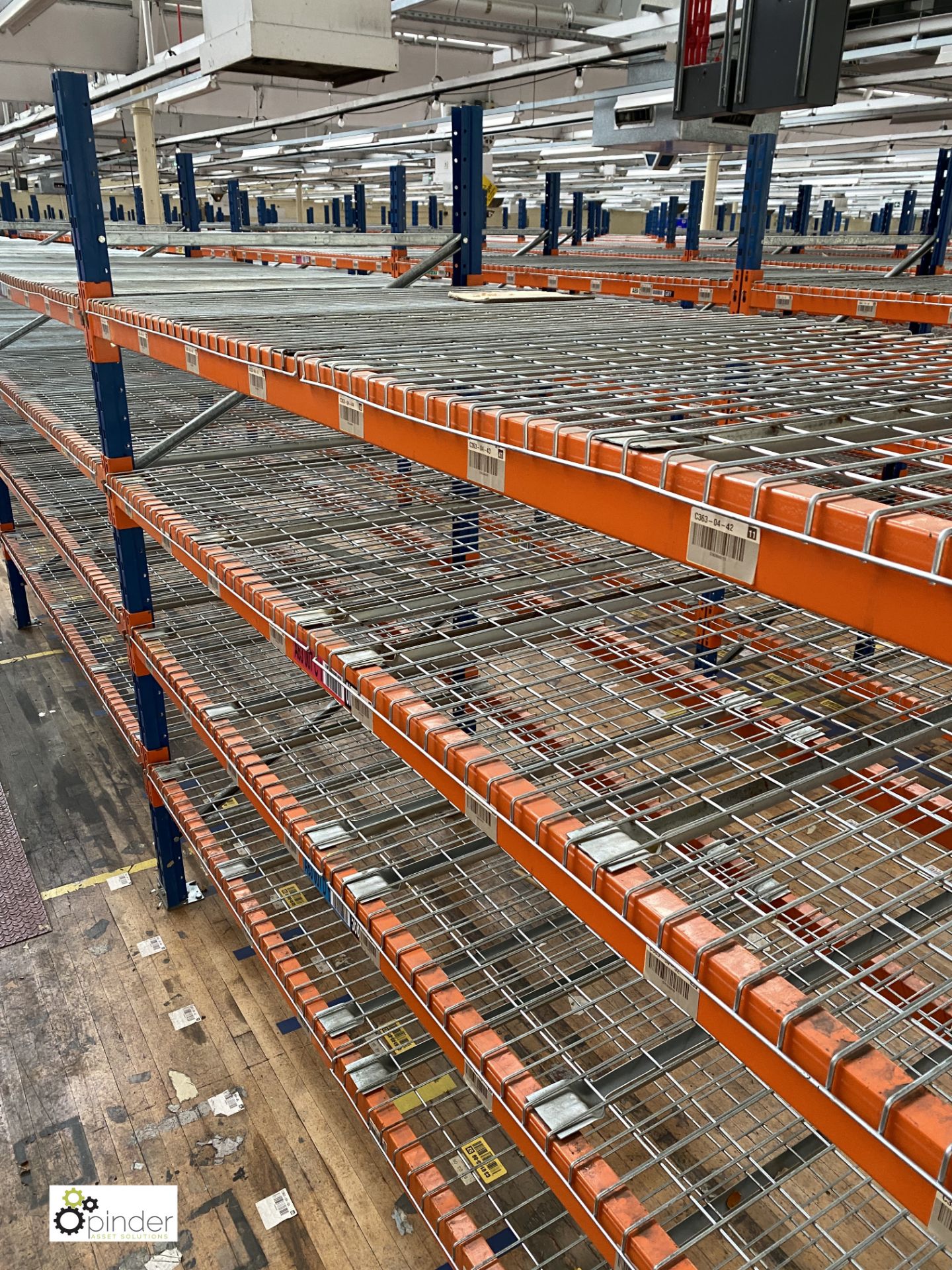 7 bays PSS 2K85 16 boltless Stock Racking, comprising 8 uprights 2400mm x 1200mm, 56 beams 2700mm, - Image 2 of 4