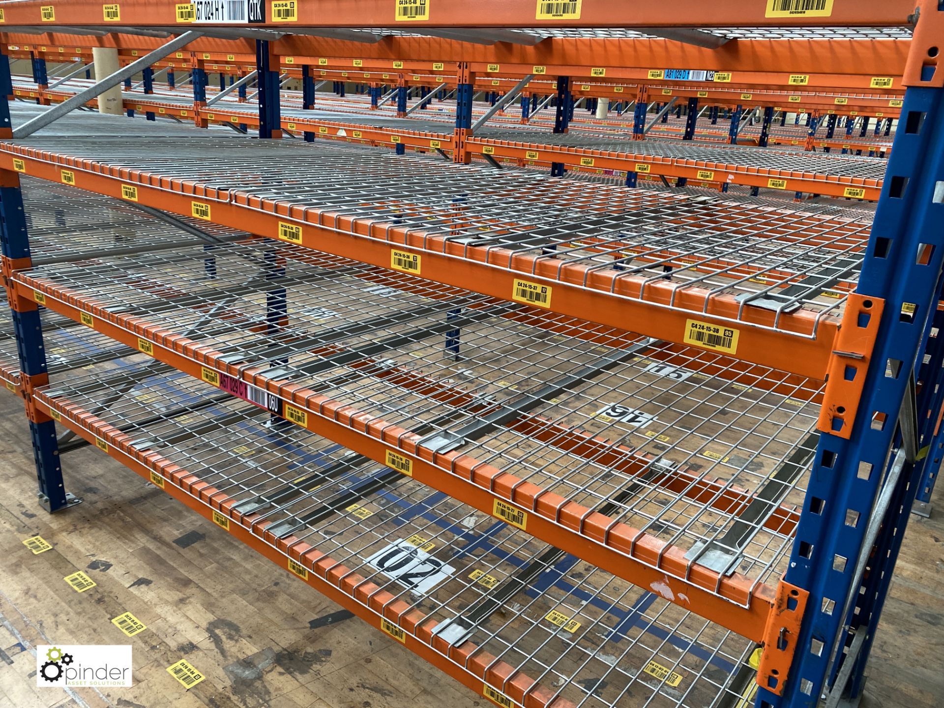 8 bays PSS 2K85 16 boltless Stock Racking, comprising 9 uprights 2400mm x 1200mm, 64 beams 2700mm, - Image 3 of 4