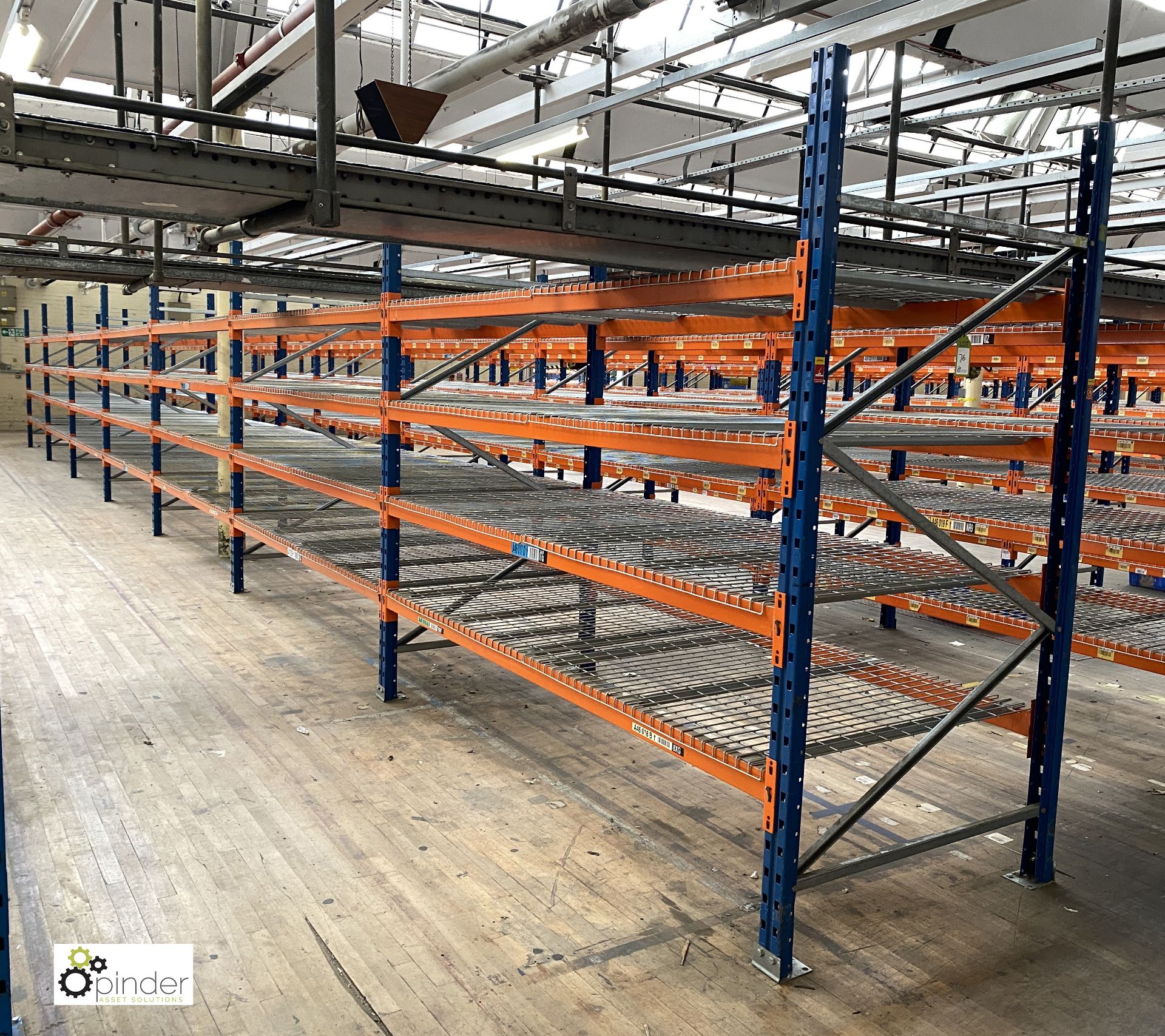 7 bays PSS 2K85 16 boltless Stock Racking, comprising 8 uprights 2400mm x 1200mm, 56 beams 2700mm, - Image 2 of 5