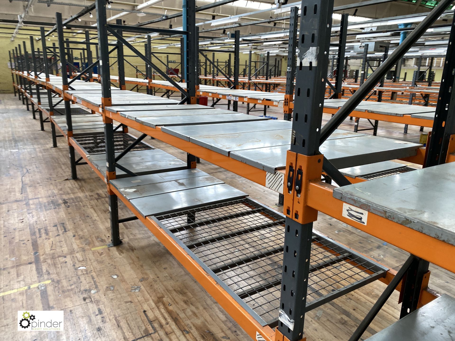 10 bays Dexion Speedlock boltless Racking, comprising 11 uprights 2440mm x 910mm, 40 beams 2450mm, - Image 3 of 4