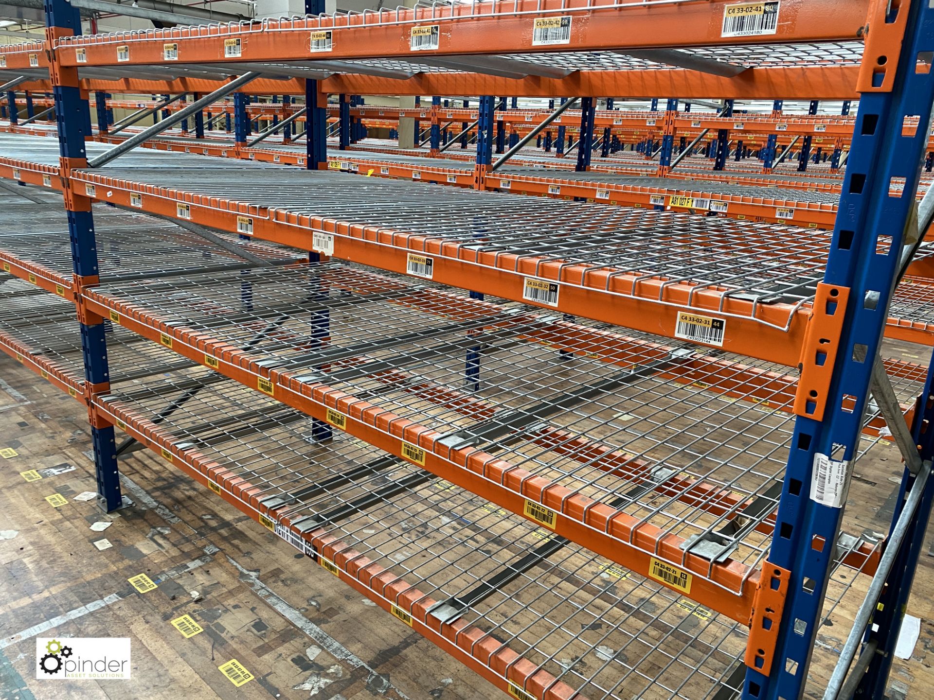 8 bays PSS 2K85 16 boltless Stock Racking, comprising 9 uprights 2400mm x 1200mm, 64 beams 2700mm, - Image 3 of 4