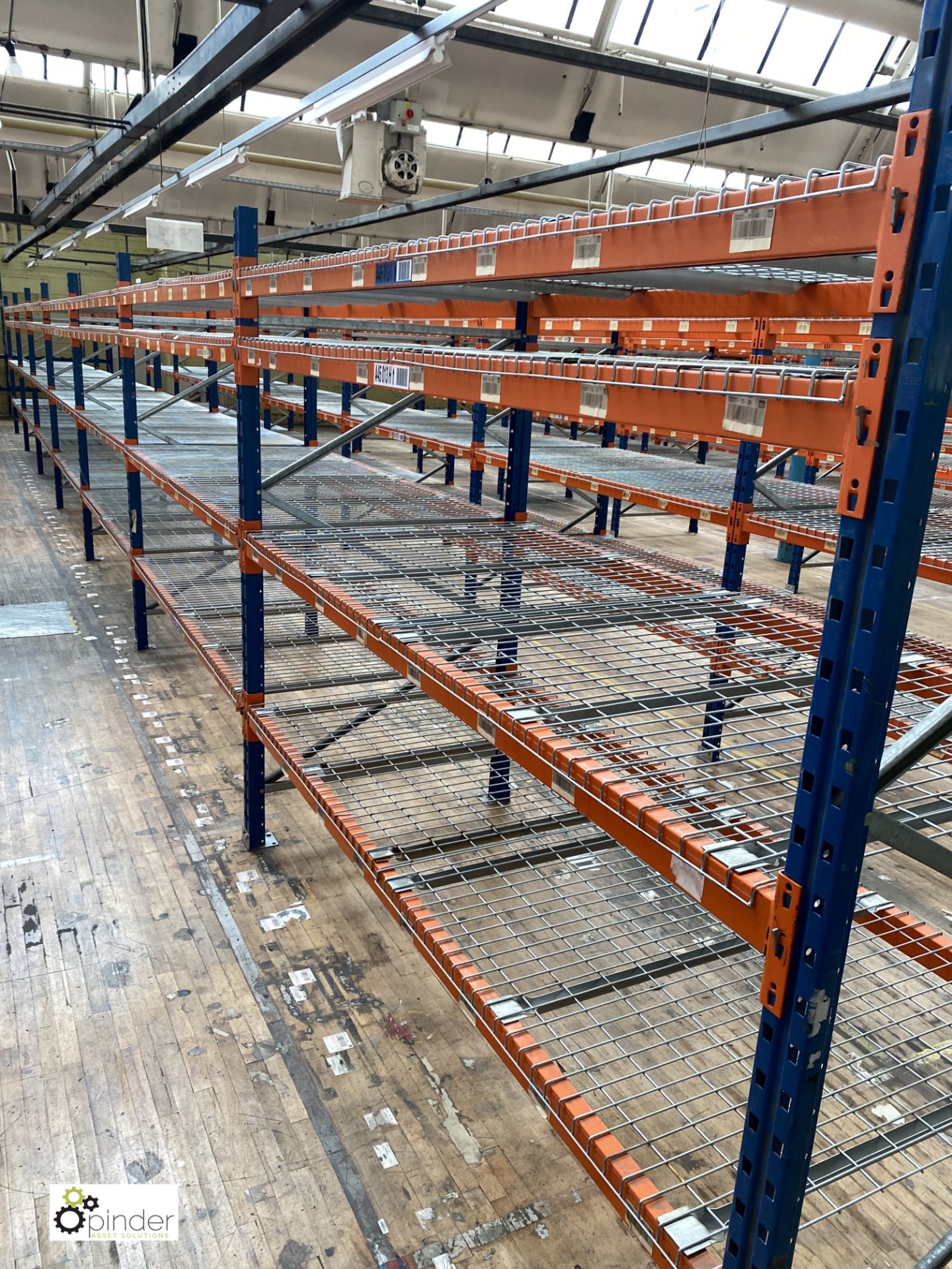 7 bays PSS 2K85 16 boltless Stock Racking, comprising 8 uprights 2400mm x 1200mm, 56 beams 2700mm, - Image 2 of 4