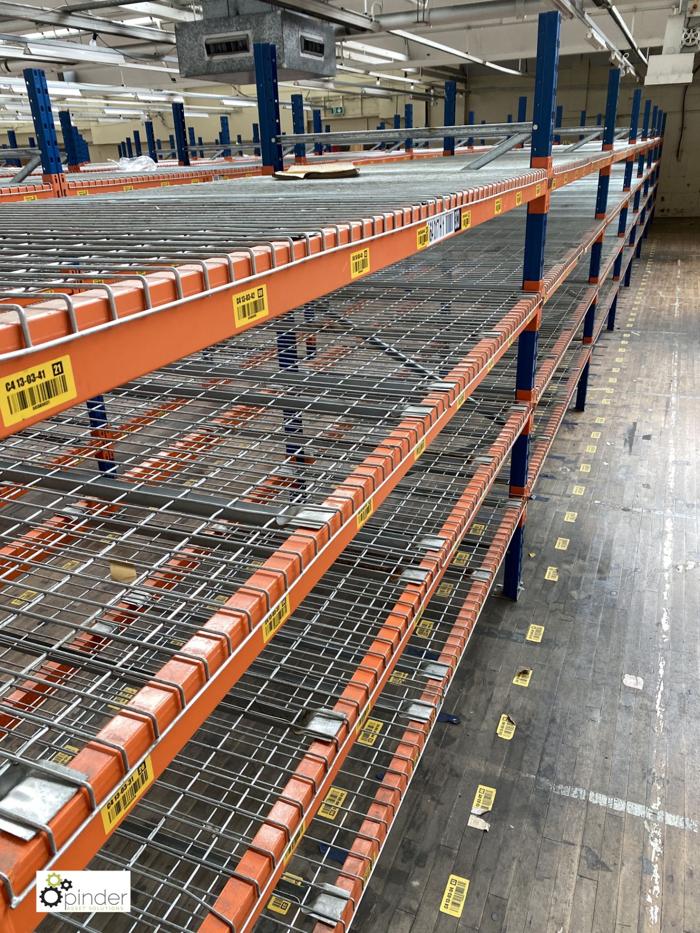 7 bays PSS 2K85 16 boltless Stock Racking, comprising 8 uprights 2400mm x 1200mm, 56 beams 2700mm, - Image 3 of 5