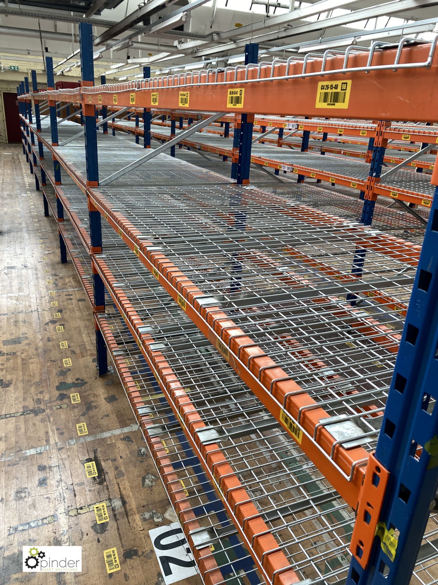 7 bays PSS 2K85 16 boltless Stock Racking, comprising 8 uprights 2400mm x 1200mm, 56 beams 2700mm, - Image 2 of 3