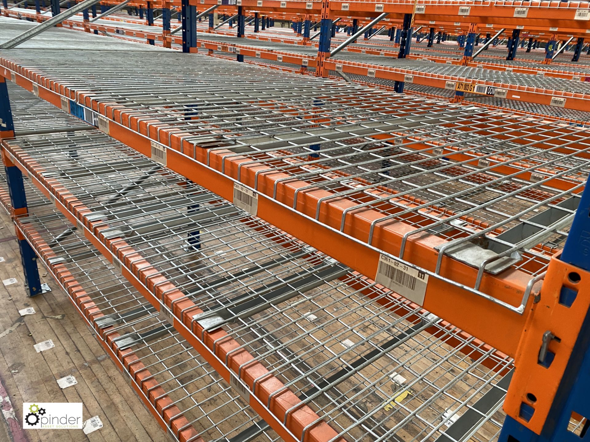 7 bays PSS 2K85 16 boltless Stock Racking, comprising 8 uprights 2400mm x 1200mm, 56 beams 2700mm, - Image 3 of 4