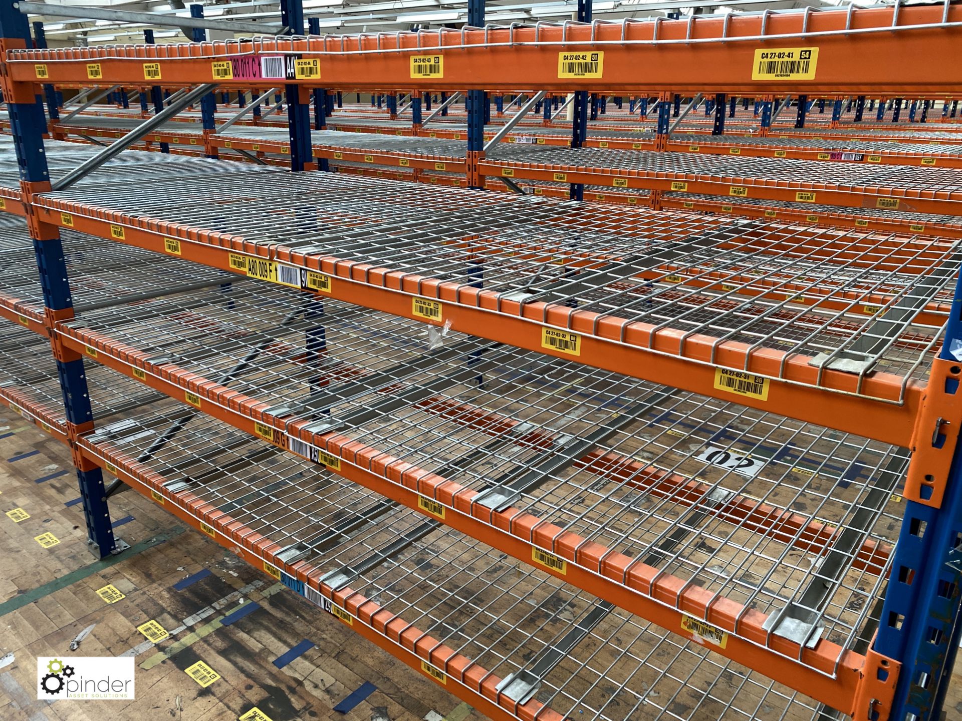 7 bays PSS 2K85 16 boltless Stock Racking, comprising 8 uprights 2400mm x 1200mm, 56 beams 2700mm, - Image 3 of 4