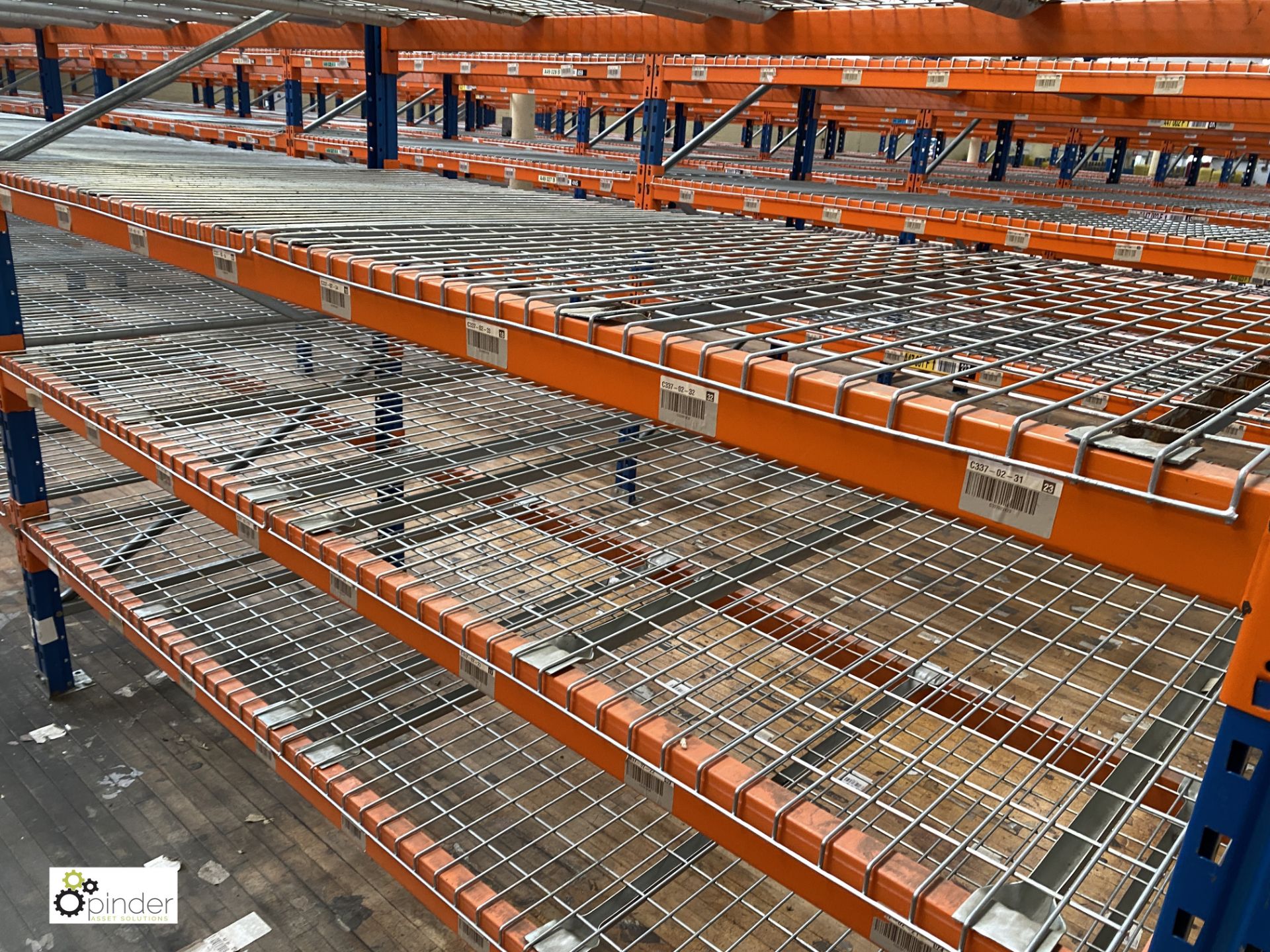 8 bays PSS 2K85 16 boltless Stock Racking, comprising 9 uprights 2400mm x 1200mm, 64 beams 2700mm, - Image 3 of 4