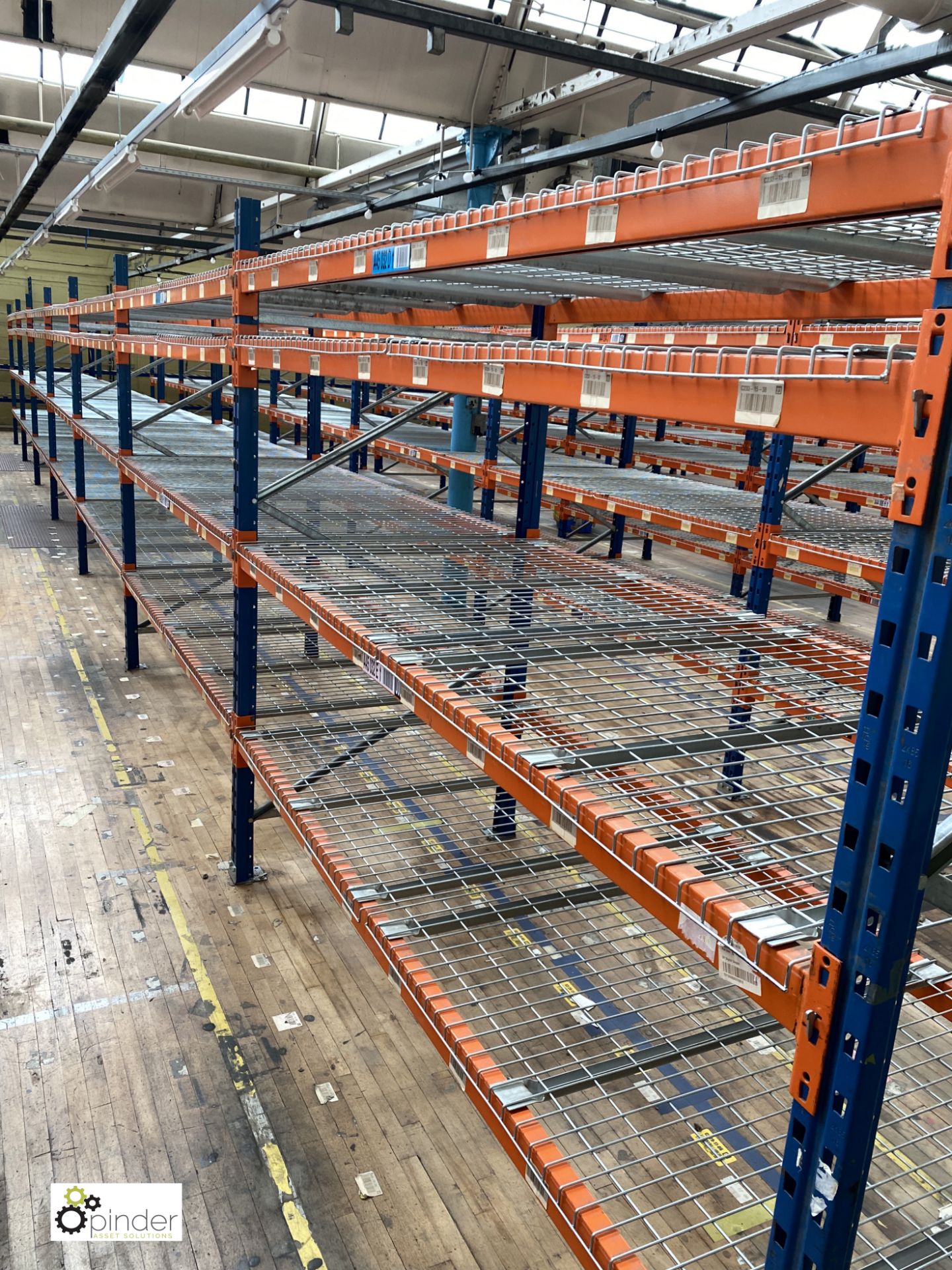 7 bays PSS 2K85 16 boltless Stock Racking, comprising 8 uprights 2400mm x 1200mm, 56 beams 2700mm, - Image 2 of 4