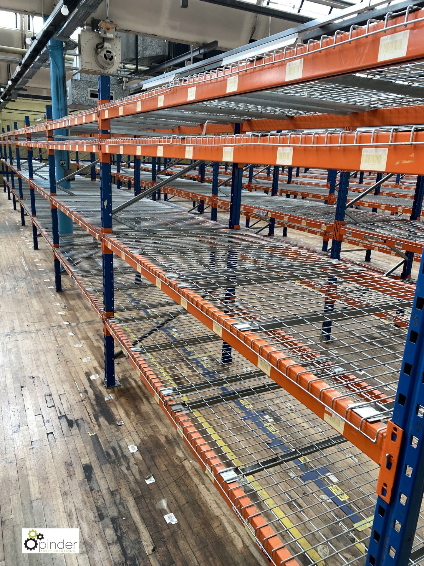 7 bays PSS 2K85 16 boltless Stock Racking, comprising 8 uprights 2400mm x 1200mm, 56 beams 2700mm, - Image 2 of 4