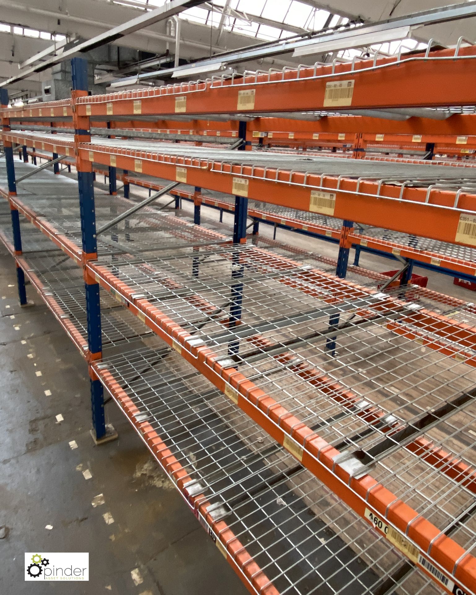 7 bays PSS 2K85 16 boltless Stock Racking, comprising 8 uprights 2400mm x 1200mm, 56 beams 2700mm, - Image 3 of 5