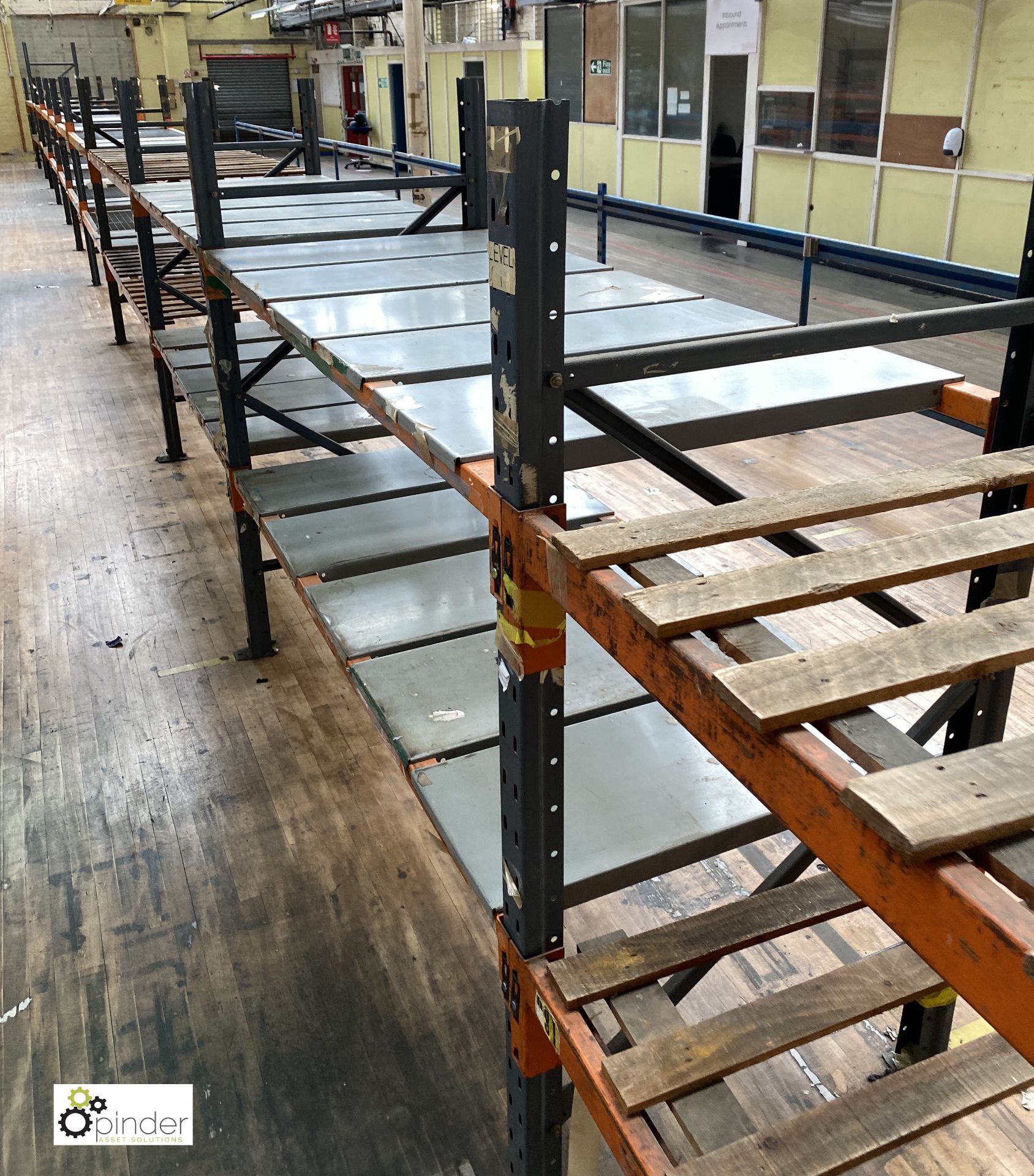 12 bays Dexion Speedlock boltless Racking, comprising 13 uprights 1835mm x 910mm, 48 beams varying - Image 4 of 5