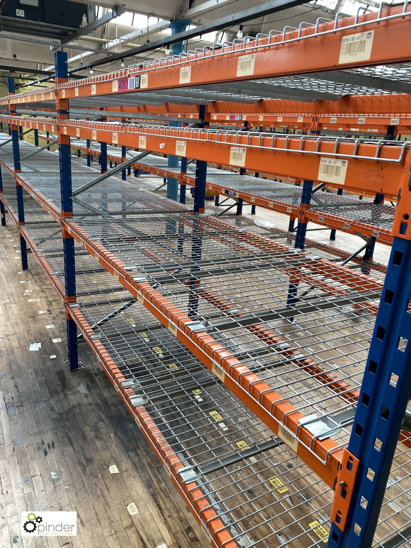 7 bays PSS 2K85 16 boltless Stock Racking, comprising 8 uprights 2400mm x 1200mm, 56 beams 2700mm, - Image 2 of 4