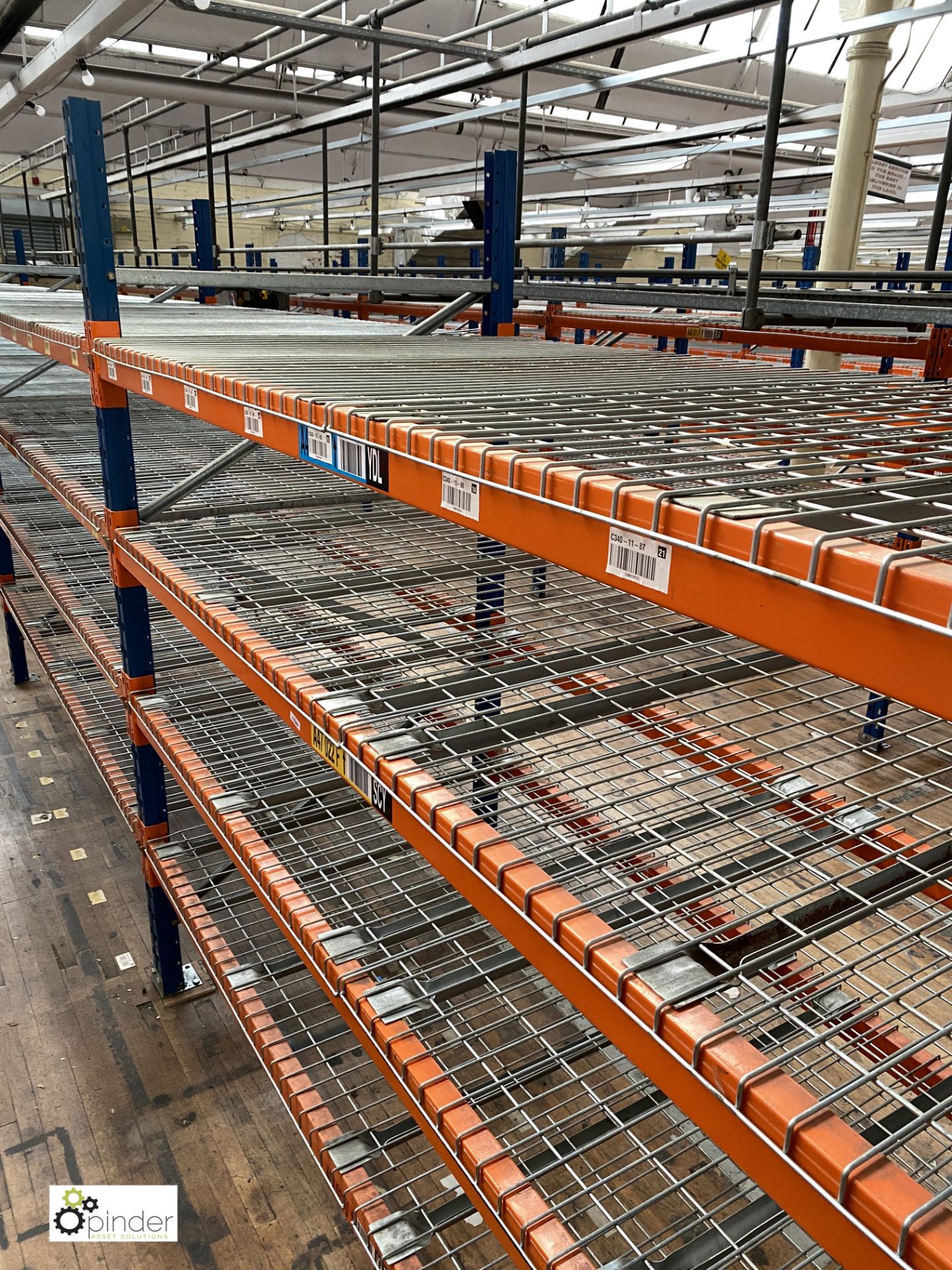 6 bays PSS 2K85 16 boltless Stock Racking, comprising 7 uprights 2400mm x 1200mm, 48 beams 2700mm, - Image 2 of 4