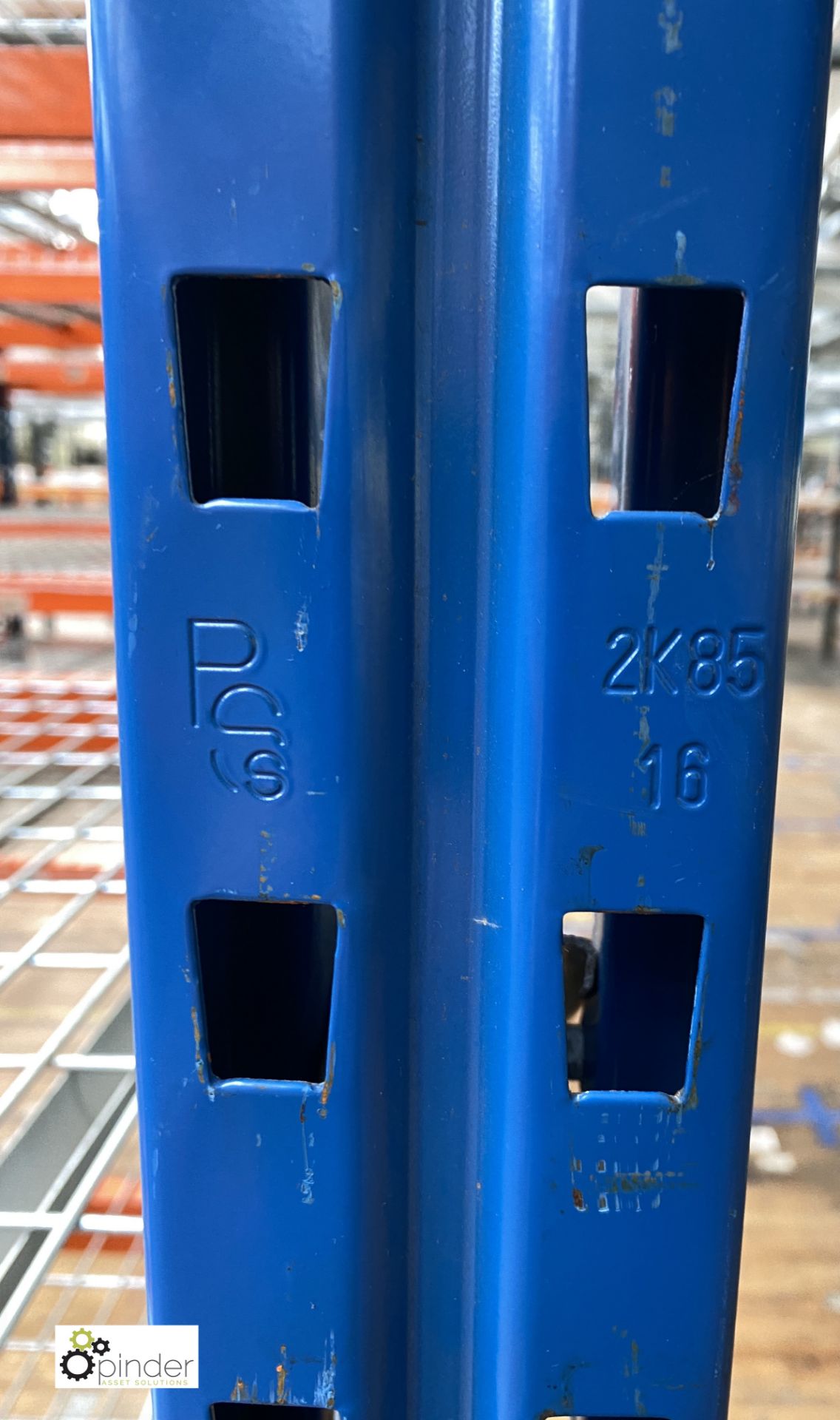 7 bays PSS 2K85 16 boltless Stock Racking, comprising 8 uprights 2400mm x 1200mm, 56 beams 2700mm, - Image 4 of 4