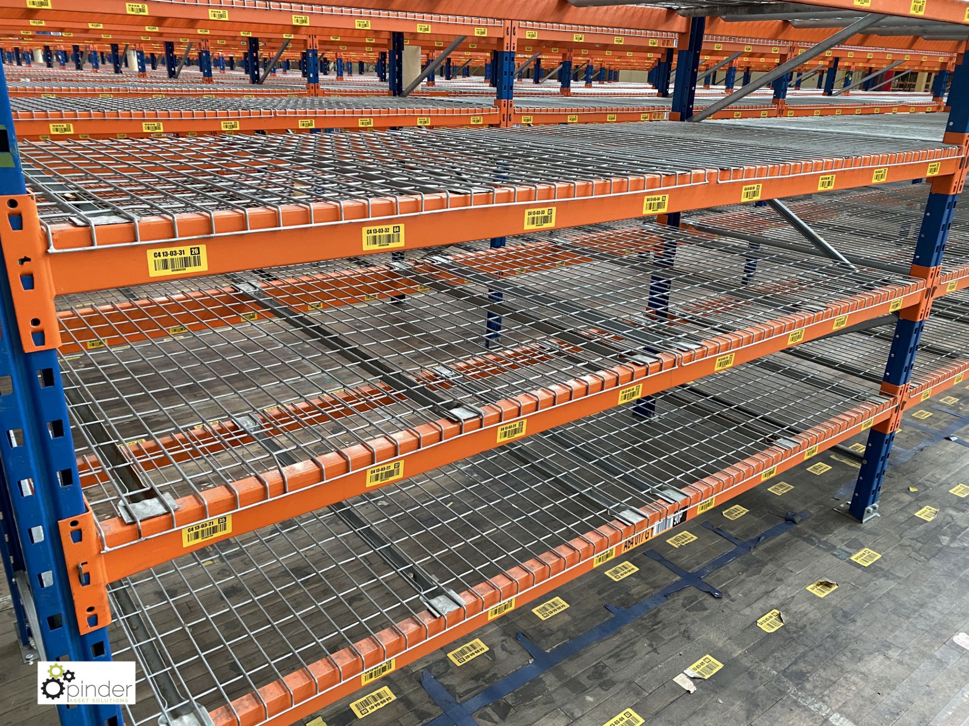 7 bays PSS 2K85 16 boltless Stock Racking, comprising 8 uprights 2400mm x 1200mm, 56 beams 2700mm, - Image 4 of 5