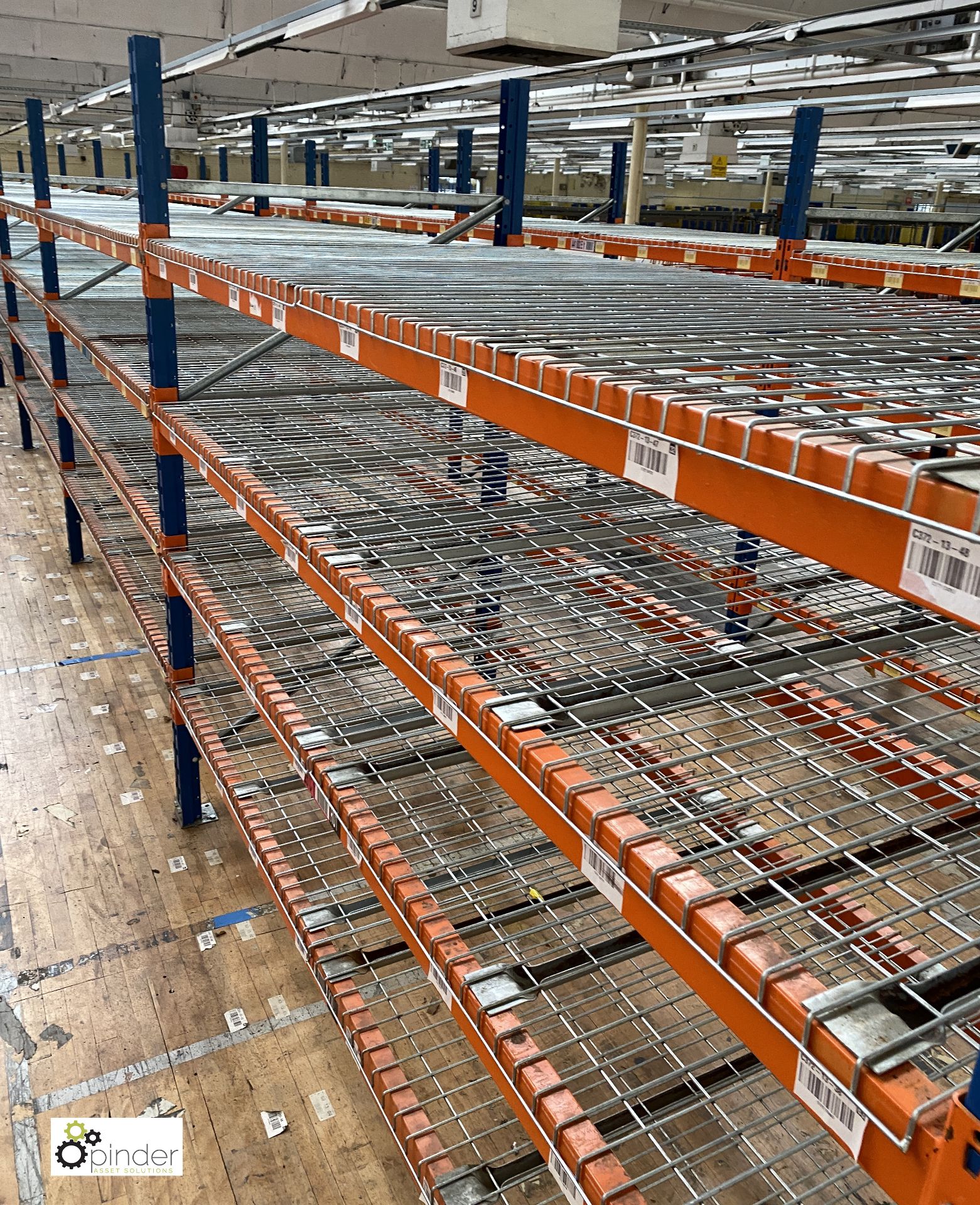 7 bays PSS 2K85 16 boltless Stock Racking, comprising 8 uprights 2400mm x 1200mm, 56 beams 2700mm, - Image 2 of 4