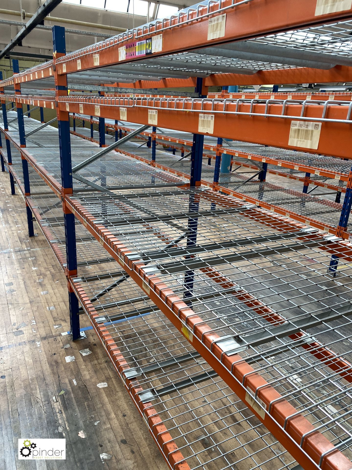 7 bays PSS 2K85 16 boltless Stock Racking, comprising 8 uprights 2400mm x 1200mm, 56 beams 2700mm, - Image 2 of 4