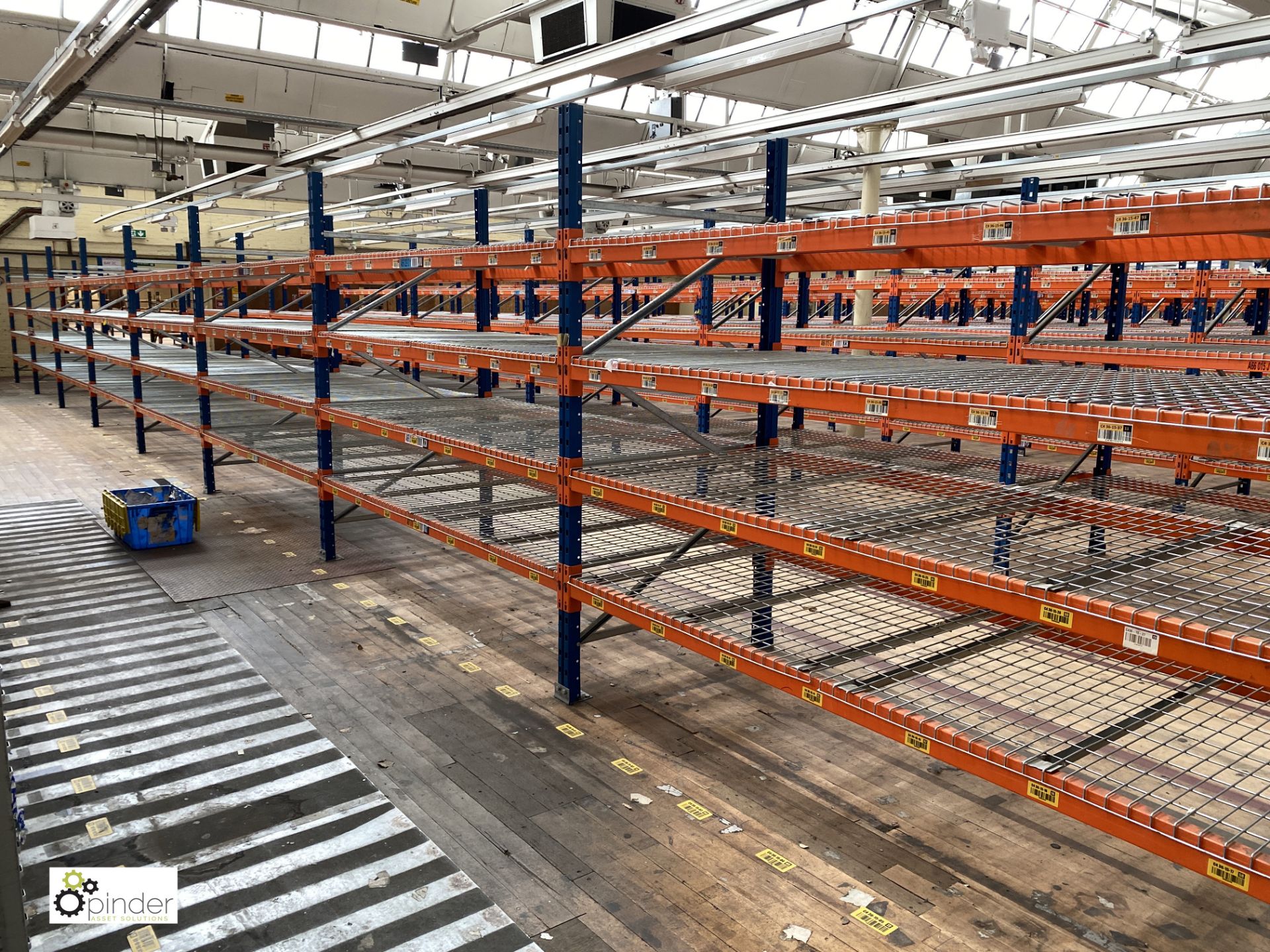 8 bays PSS 2K85 16 boltless Stock Racking, comprising 9 uprights 2400mm x 1200mm, 64 beams 2700mm, - Image 4 of 5