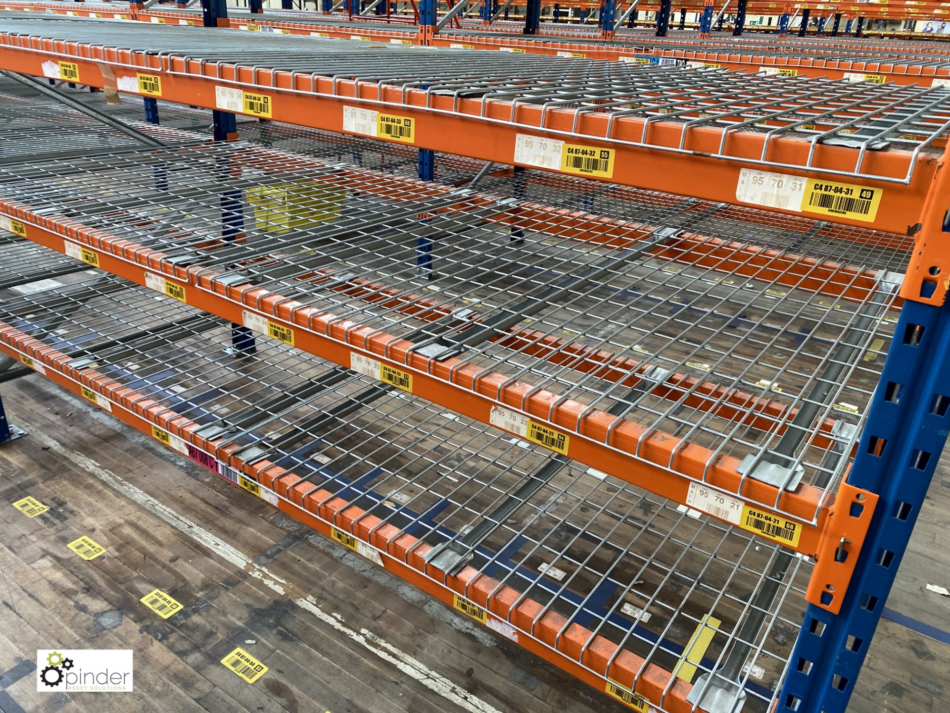 7 bays PSS 2K85 16 boltless Stock Racking, comprising 8 uprights 2400mm x 1200mm, 56 beams 2700mm, - Image 3 of 4